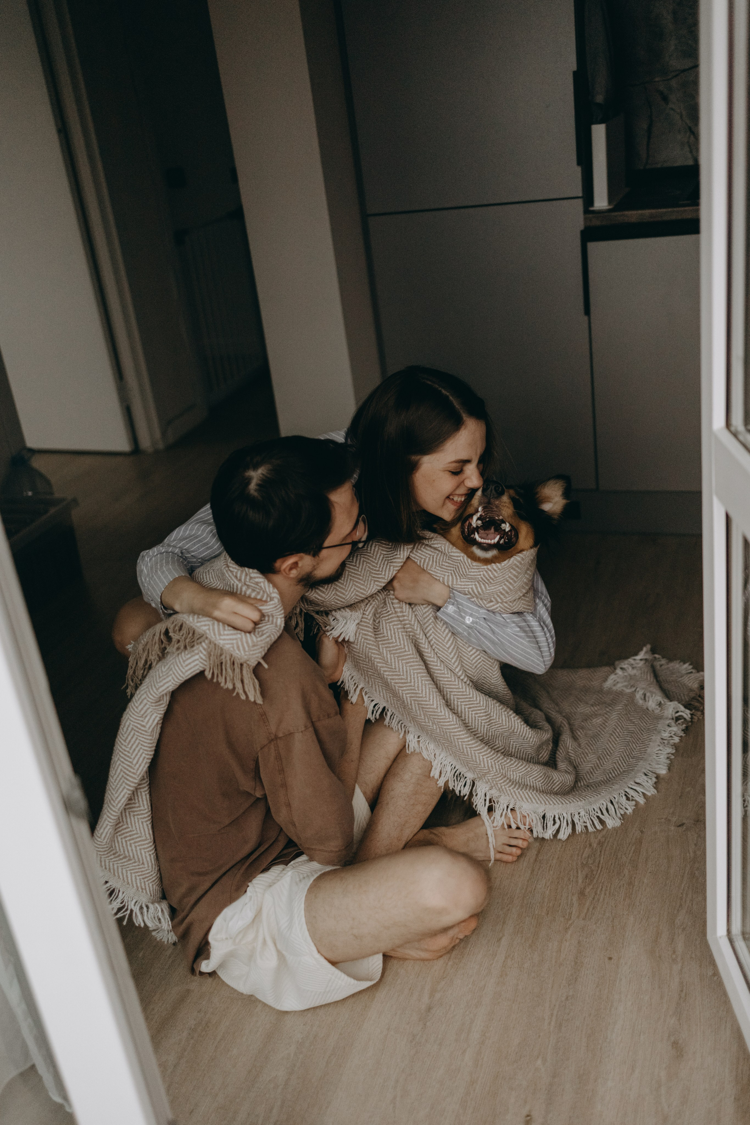 Настя, Никита и их Гром и Мяу. Фотограф — Анималист | Санкт-Петербург