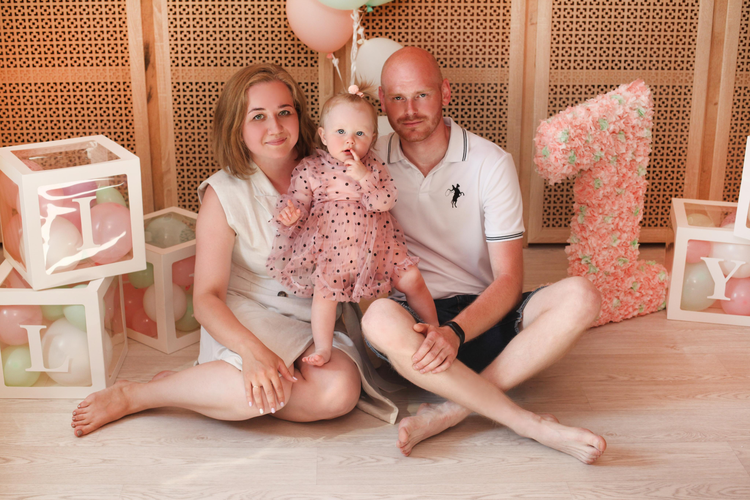 Лилии 1 годик. Семейный и Детский фотограф в Санкт-Петербурге Ирина Снежко