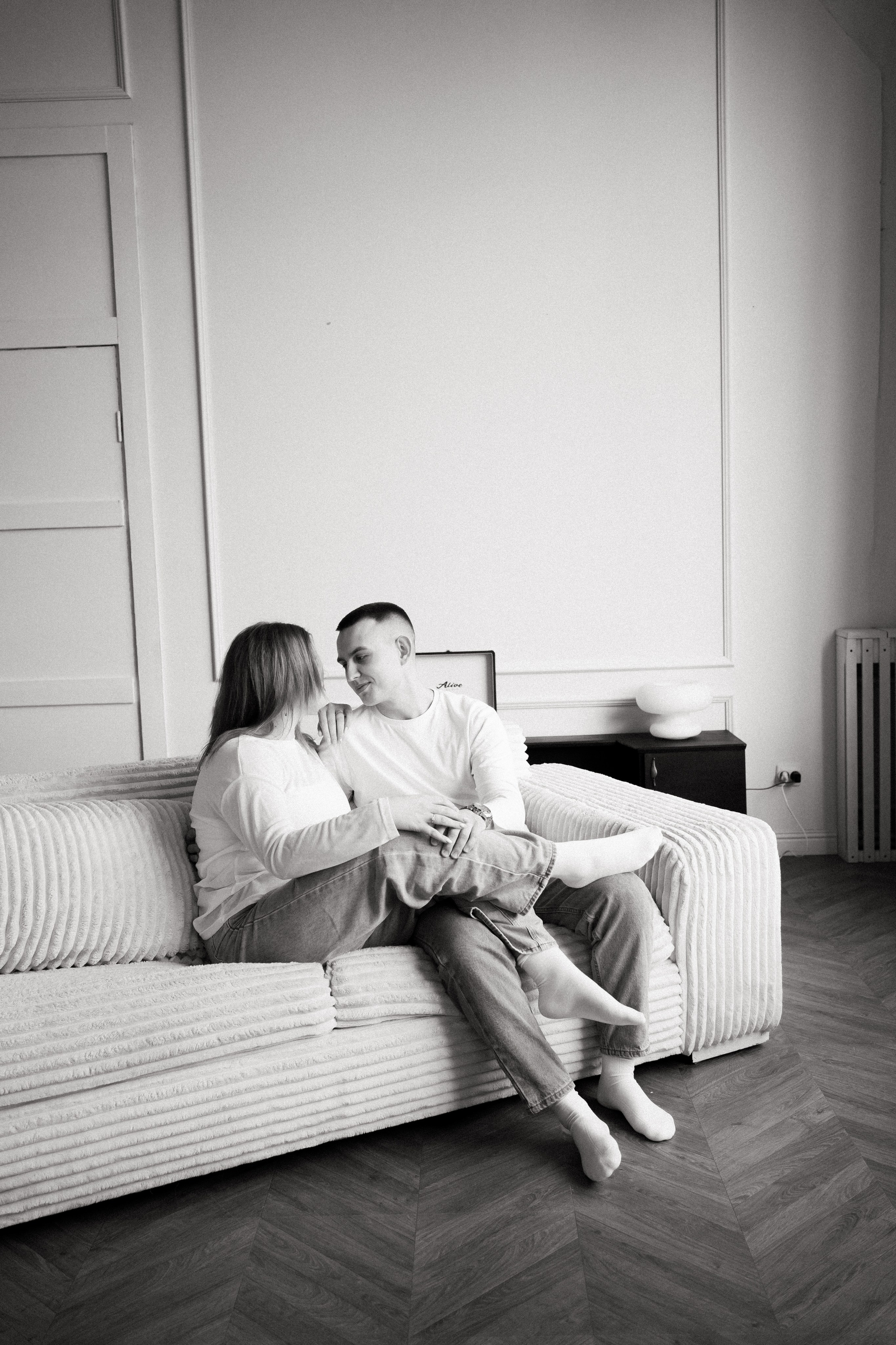 Парная фотосессия в студии в Архангельске. Портретный и свадебный фотограф в Архангельске Елизавета Стрекаловская