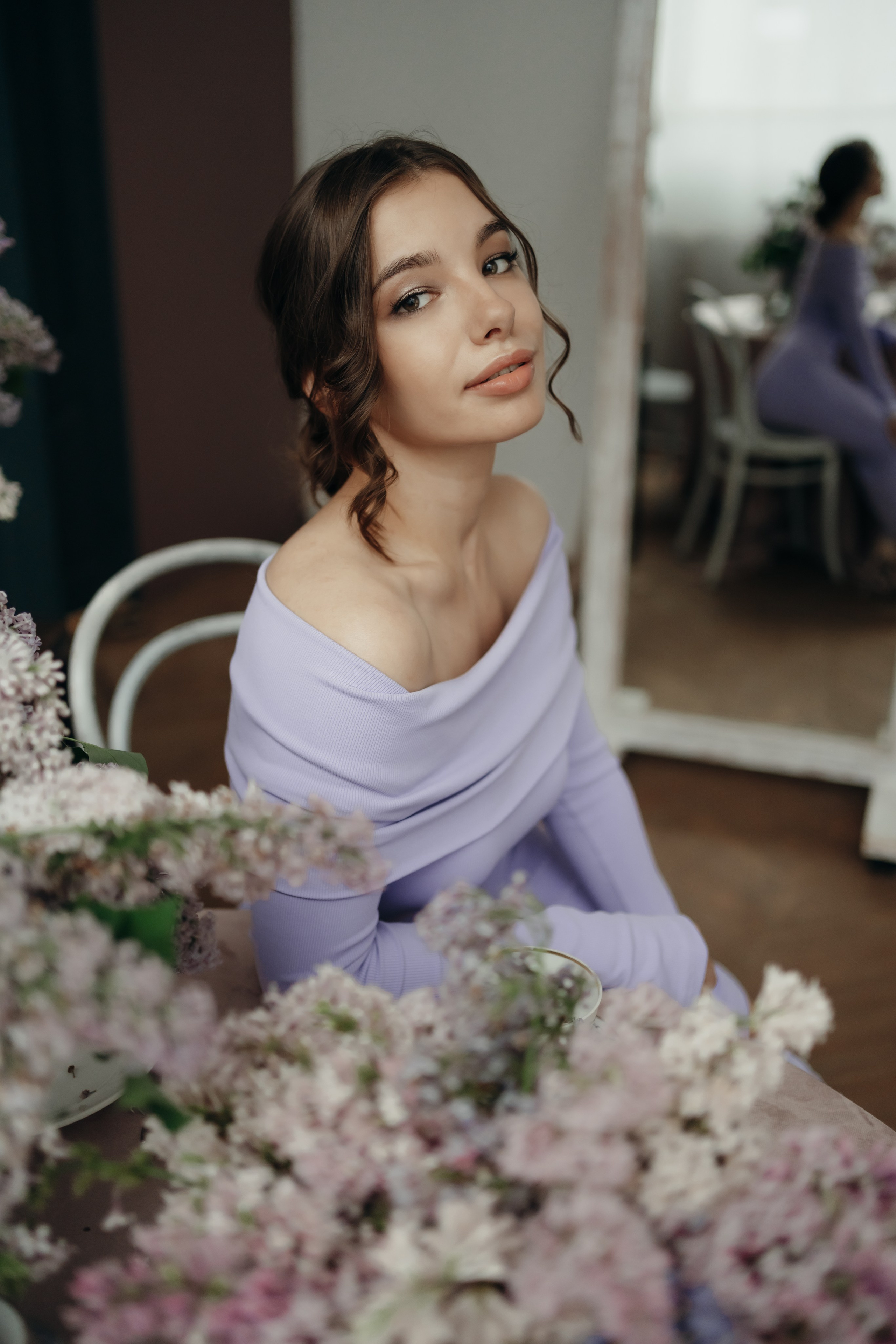 Женская фотосессия в студии в Архангельске. Портретный и свадебный фотограф в Архангельске Елизавета Стрекаловская