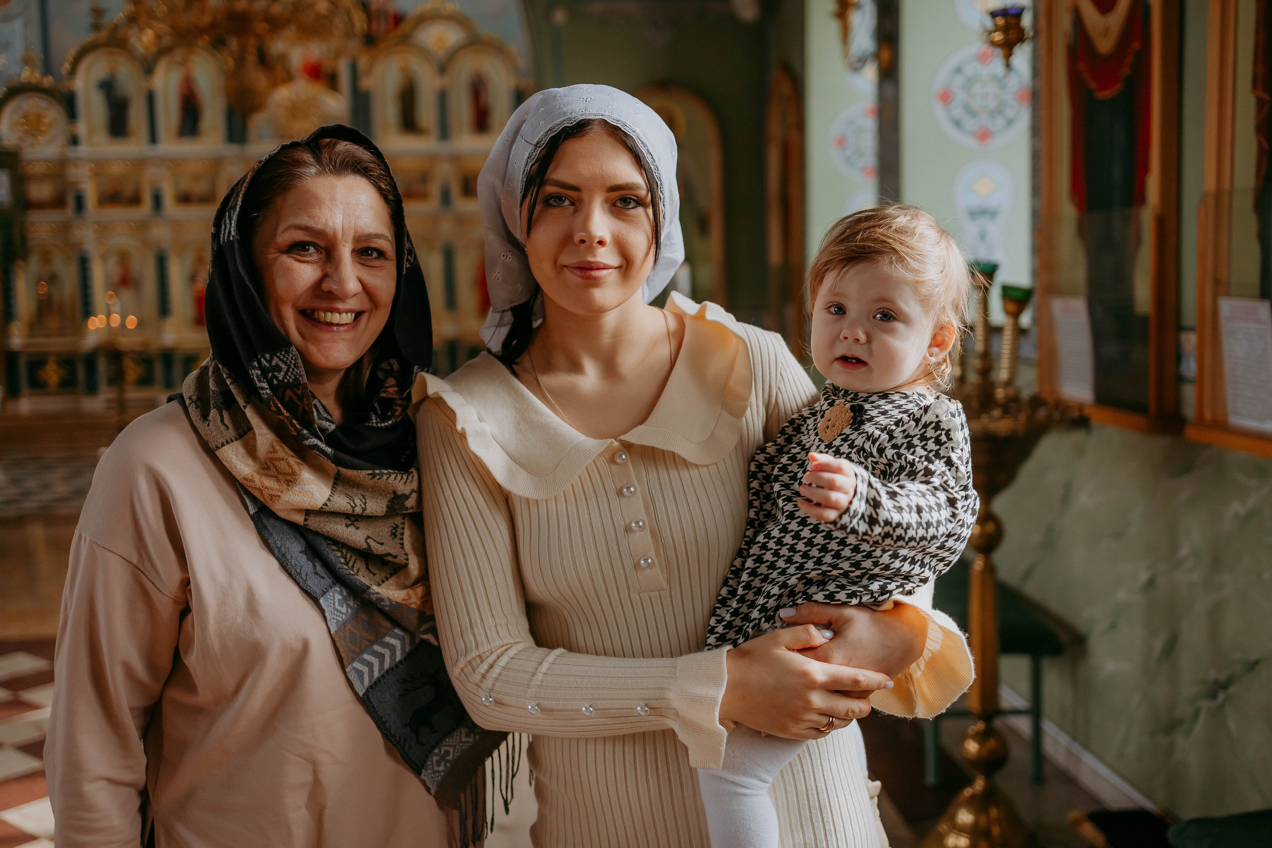 Крещение Василисы. Семейный фотограф в Волгодонске Краченцева Анна