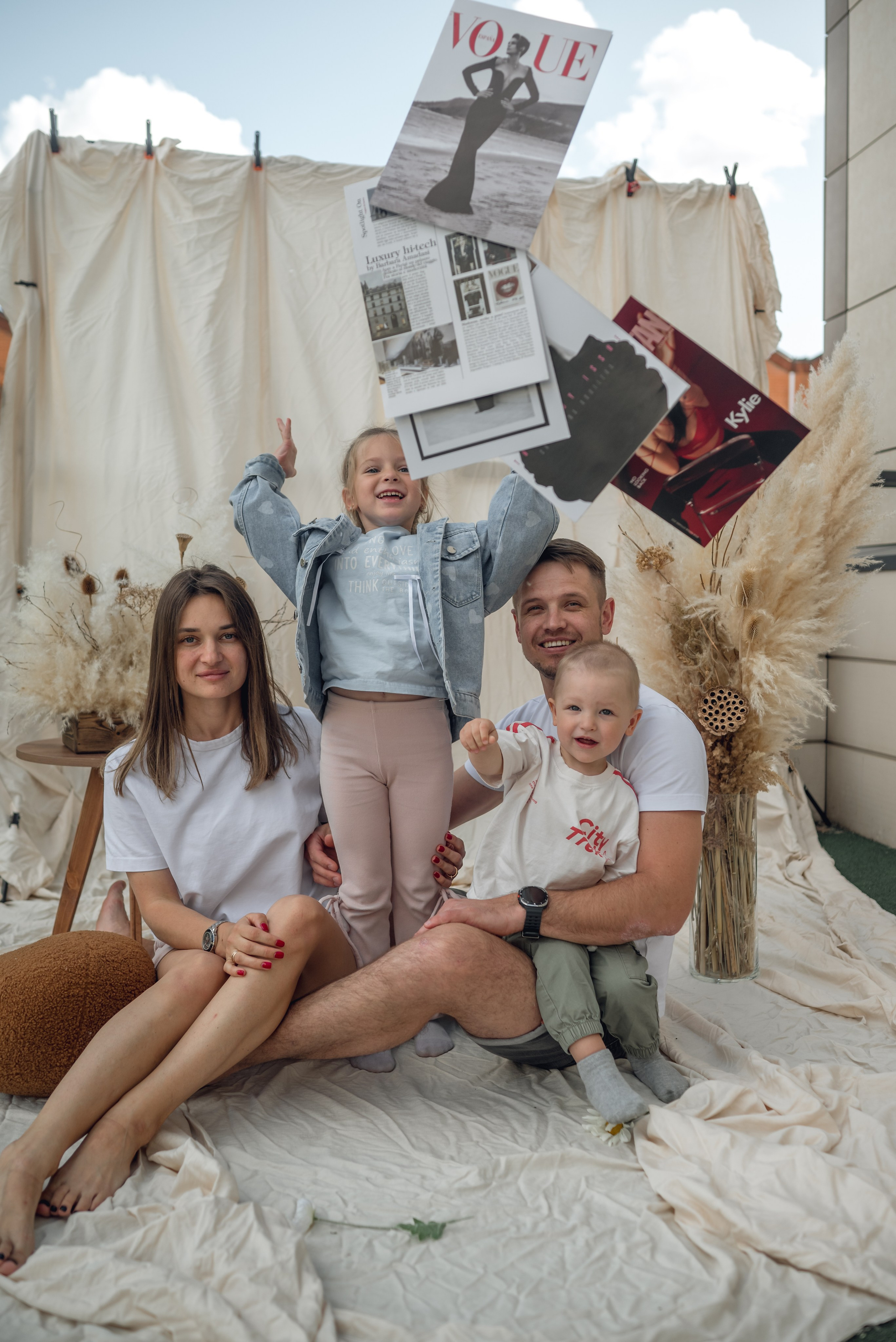 На крыше. Семейный и детский фотограф в Москве Князева Диана