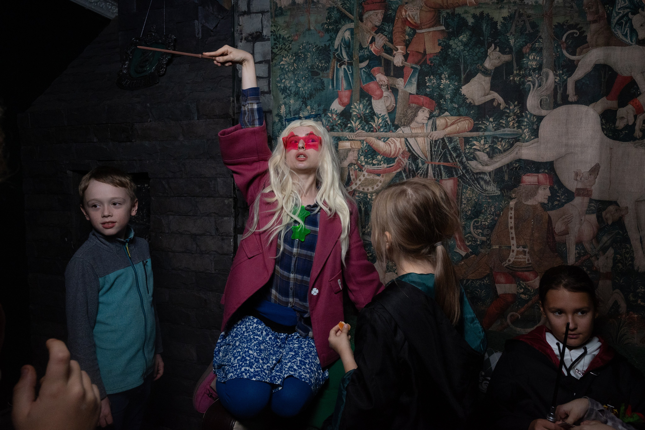 День рождения ребенка в «Подземелье Слизерин». Фотограф мероприятий в Москве