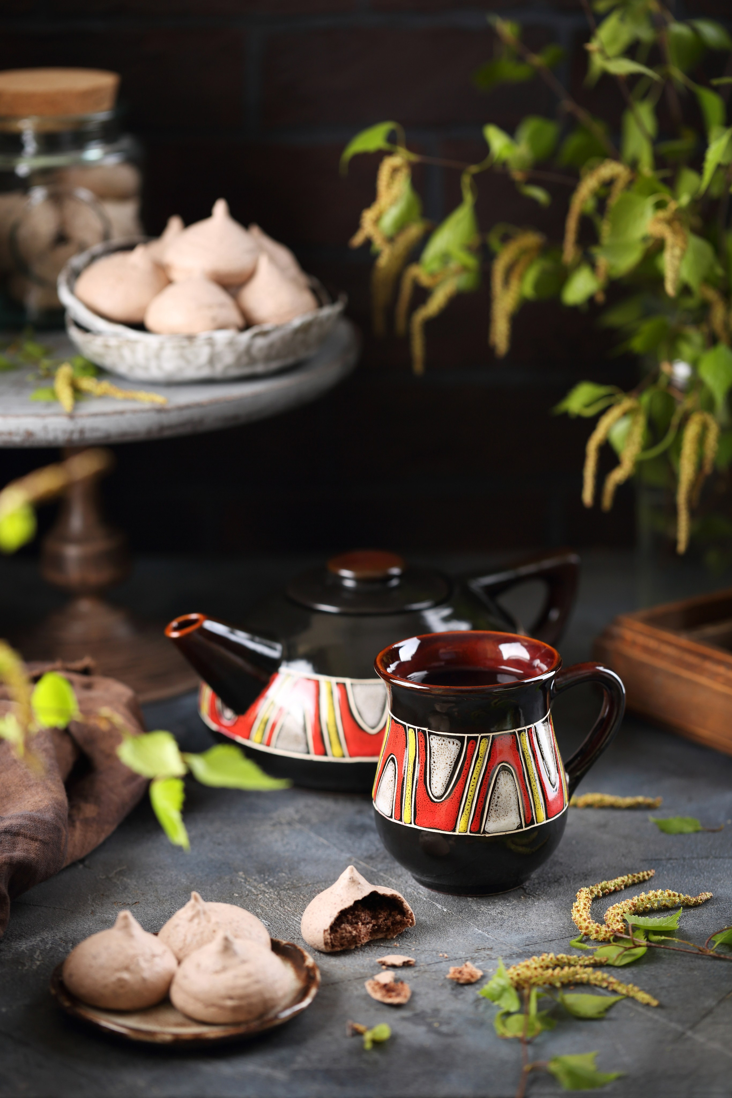 Посуда для чая и кофе. Фуд-фотограф Оксана Голева