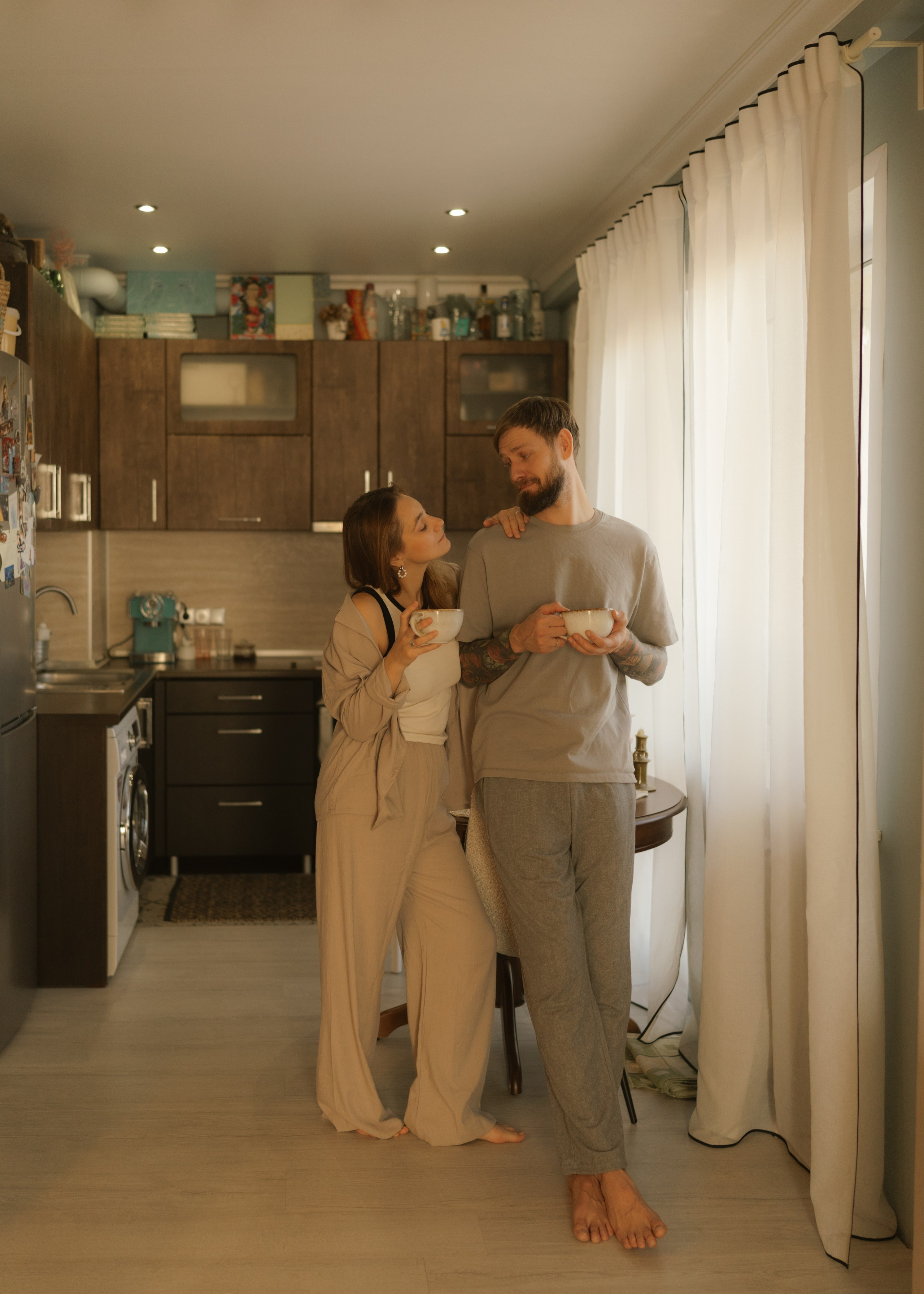 Катя и Андрей | домашняя. Фотограф в Новосибирске Диана Ильиных