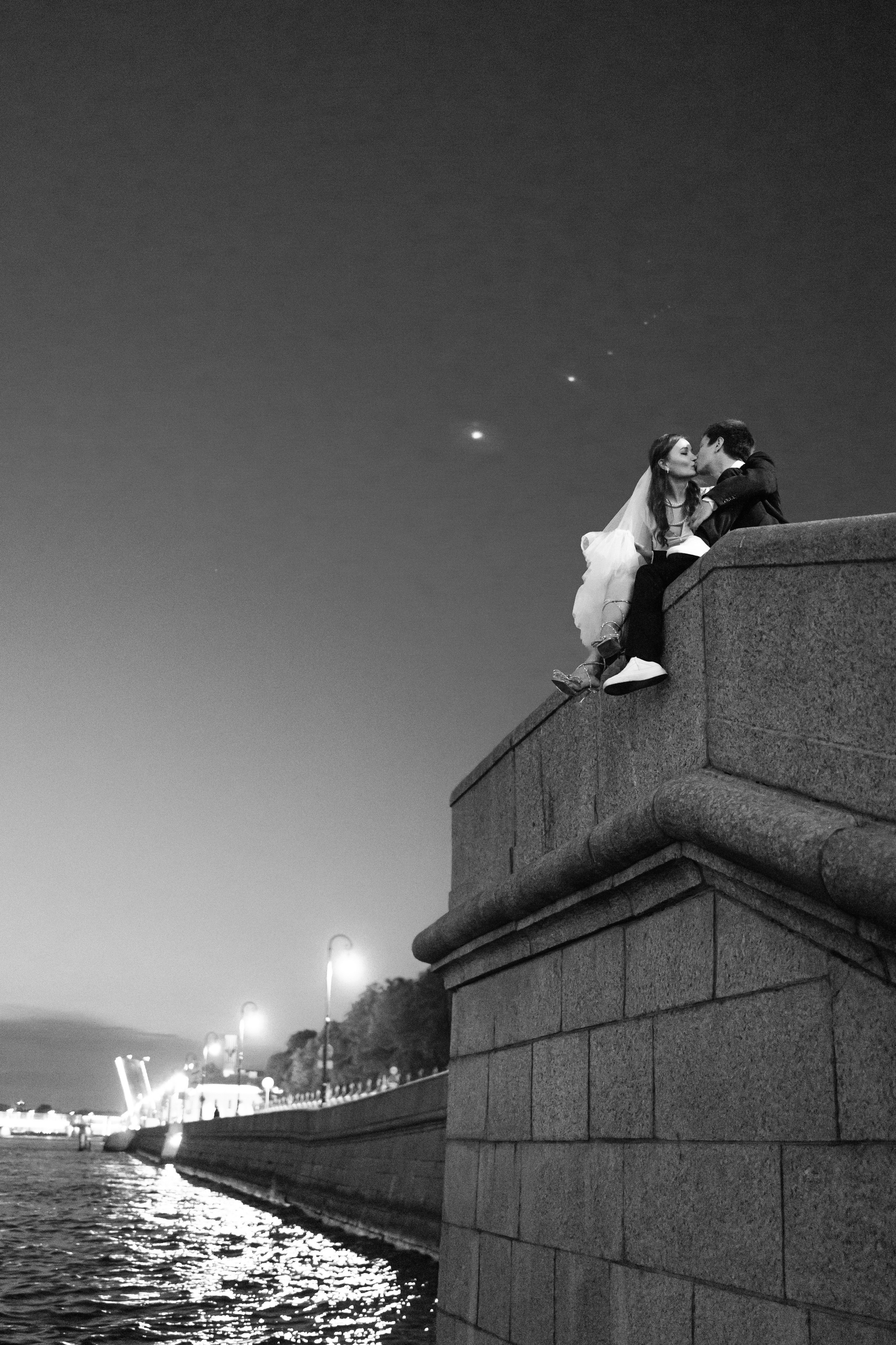 Разводные мосты. Свадебный фотограф Санкт-Петербург — Юлия Малькова