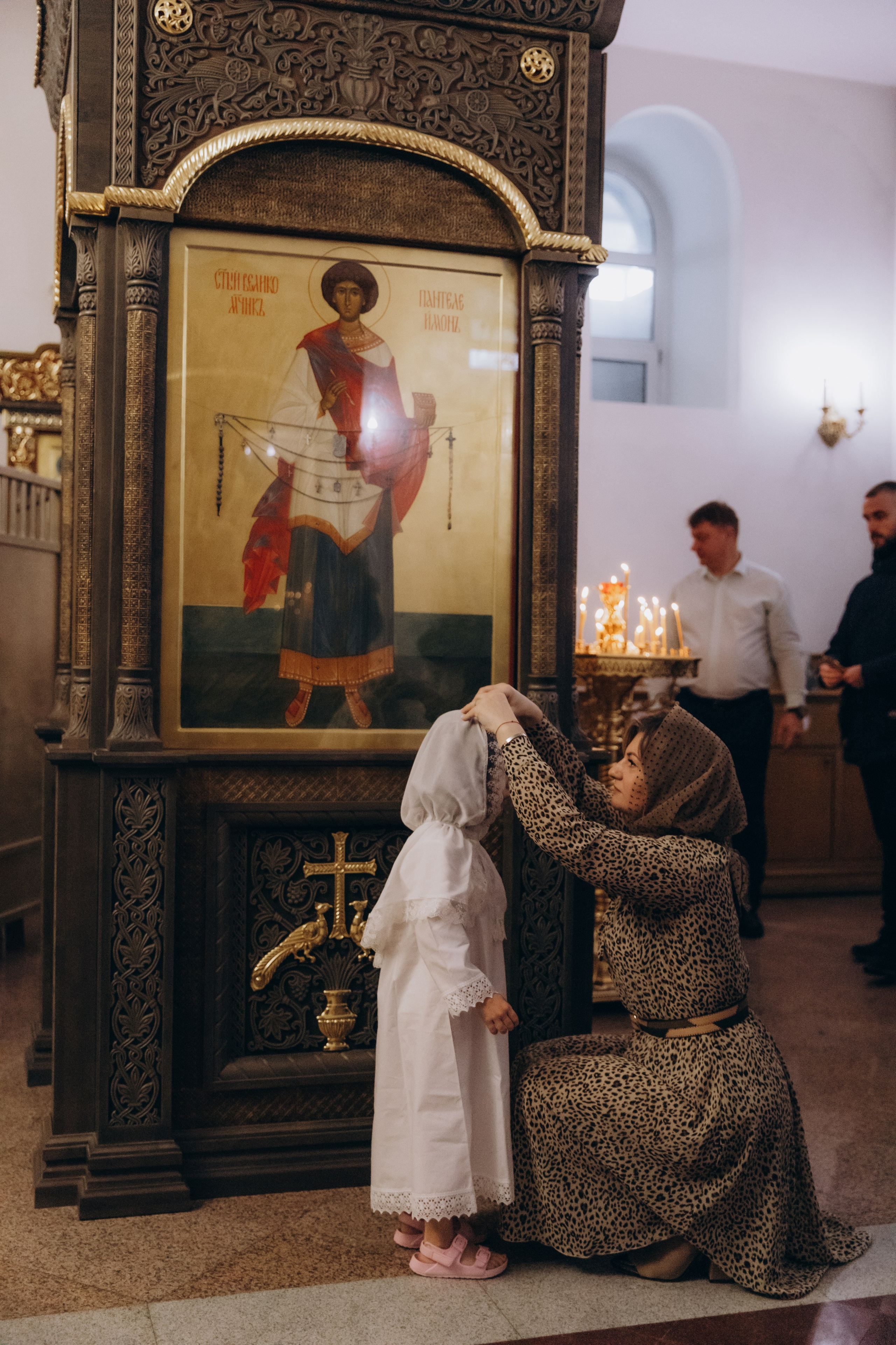 Таинство Крещения Южный Храм. Фотограф Новый Уренгой I Ньюборн I Фотограф материнства I ЯНАО