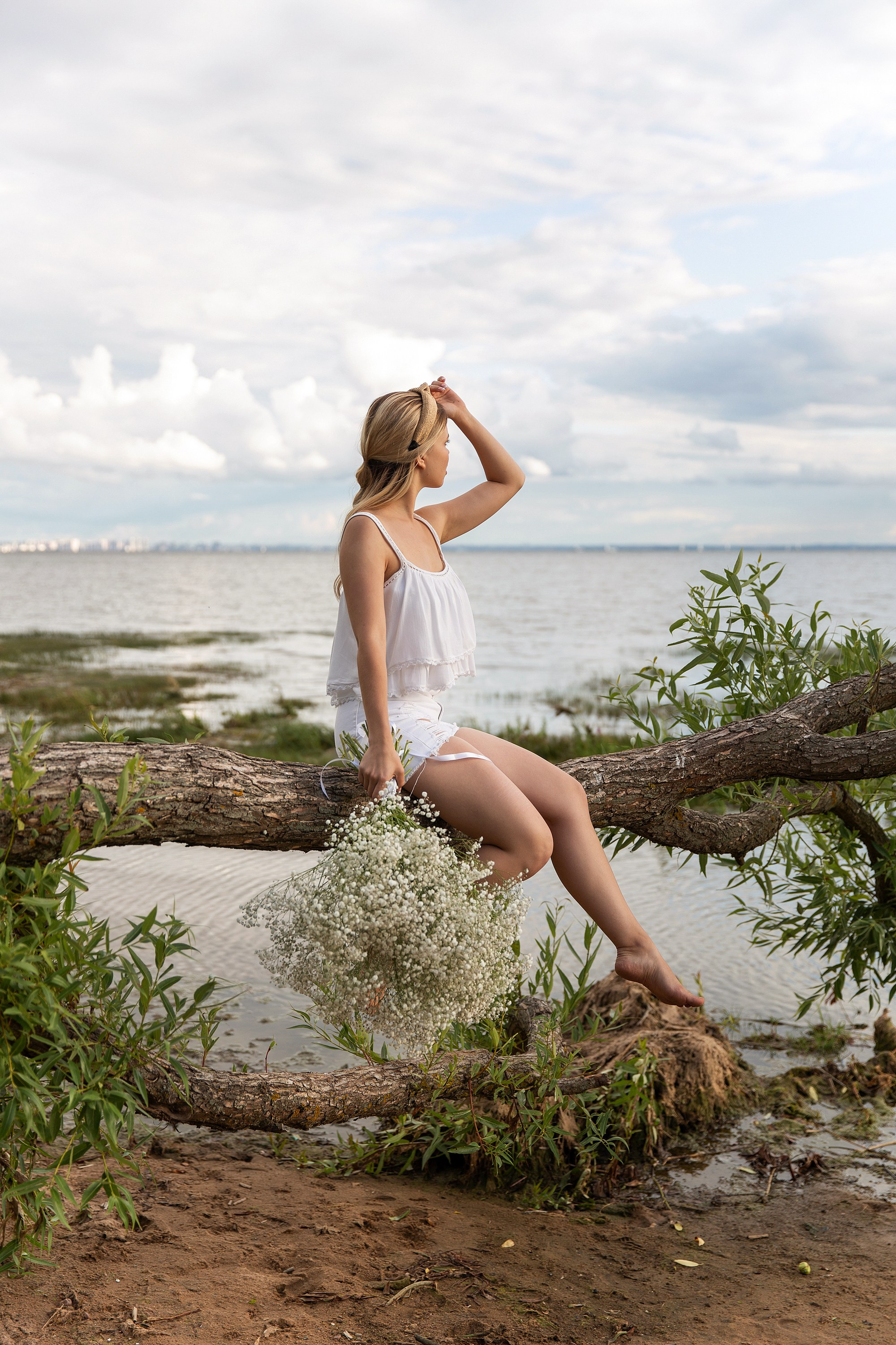 Девичник на заливе. Свадебный и портретный фотограф в Санкт-Петербурге Надежда Чечулина
