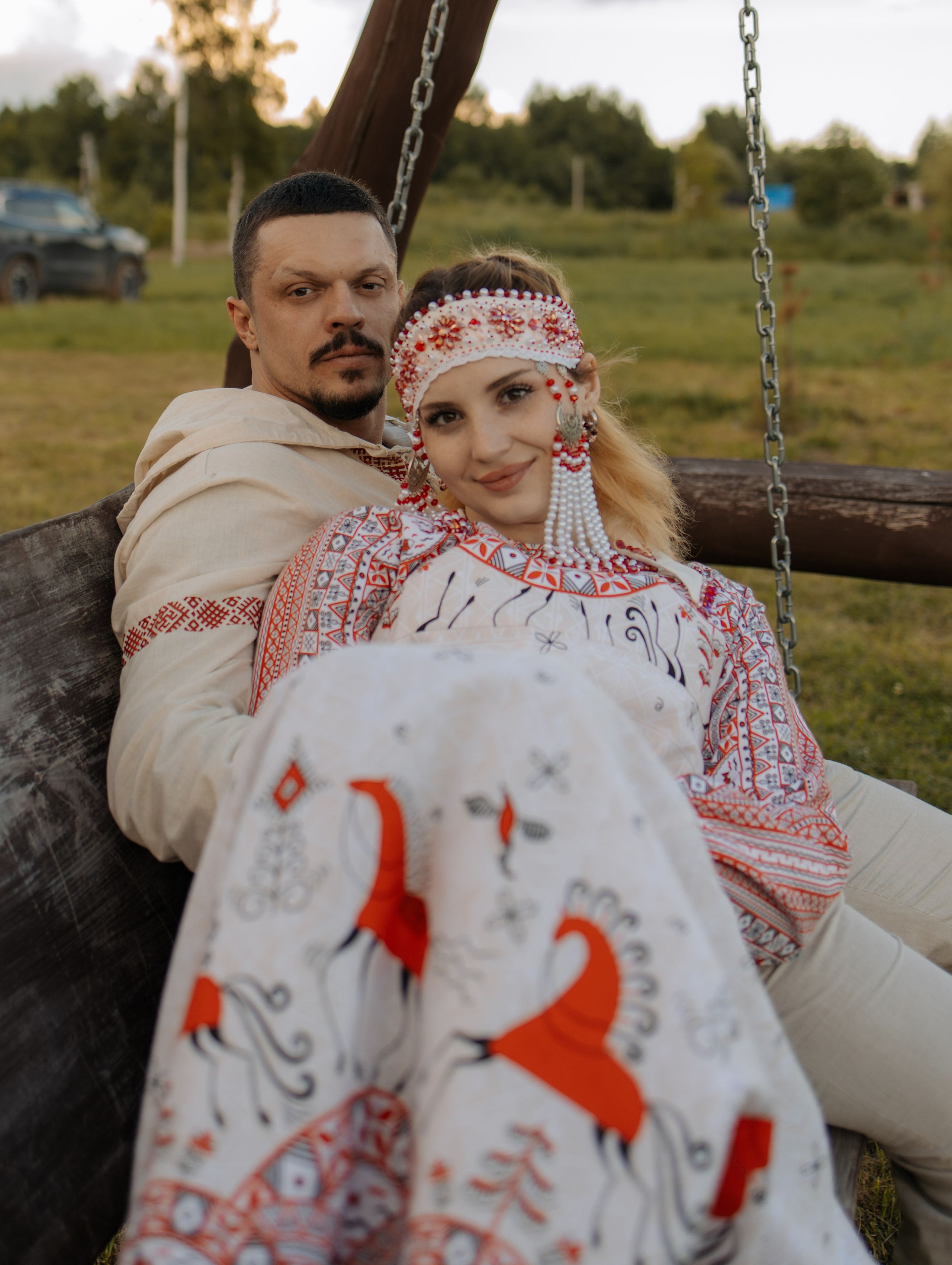Яркая летняя свадьба в русском стиле Александр и Яна. Фотограф Углич и Ярославль Ольга Тятюшкина