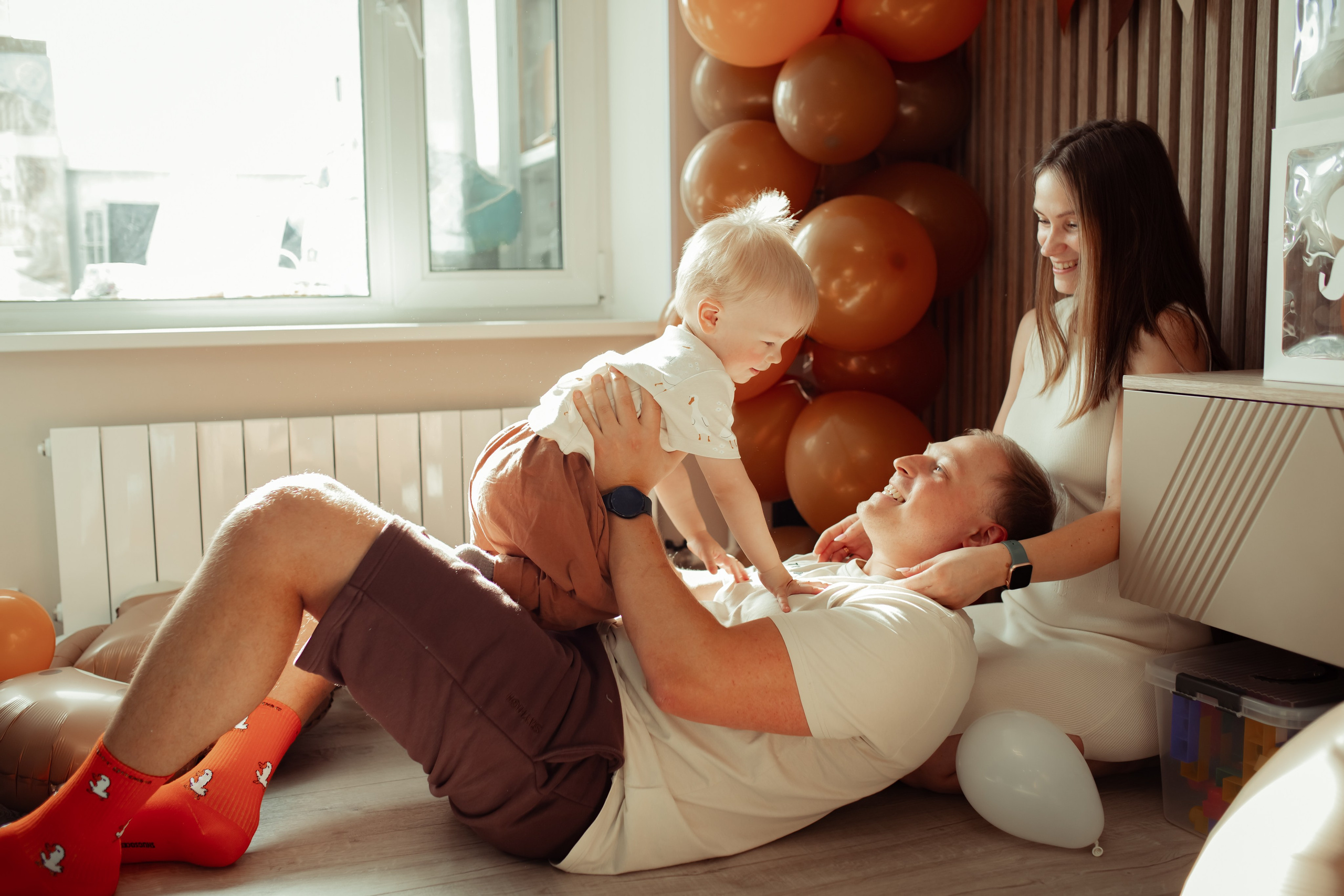 День рождение Арсения+домашняя съемка. Семейный и детский фотограф в Москве Дорогова Екатерина