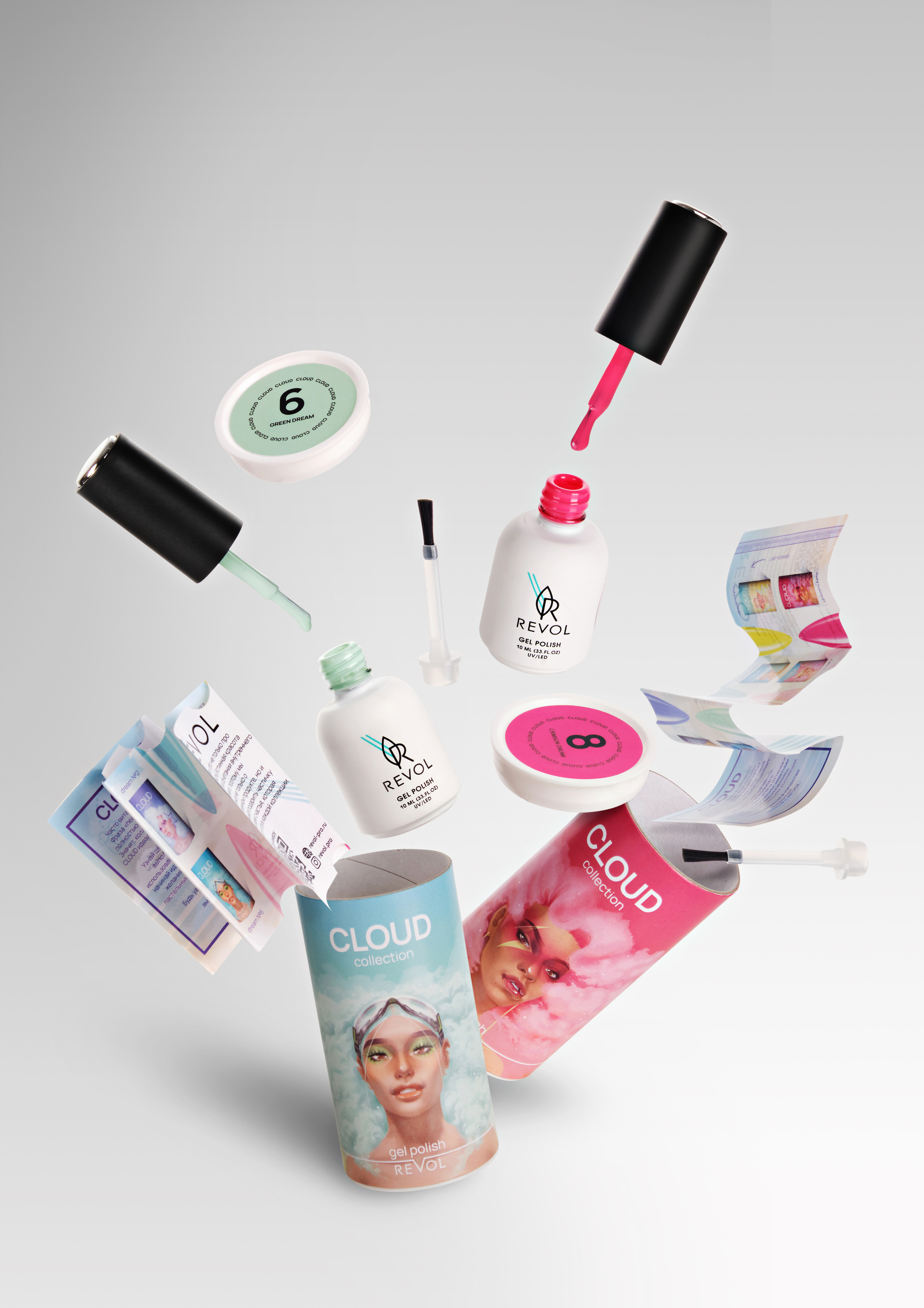 Revol — российский производитель гель-лаков. Юлия Падина предметный и фуд-фотограф, Омск