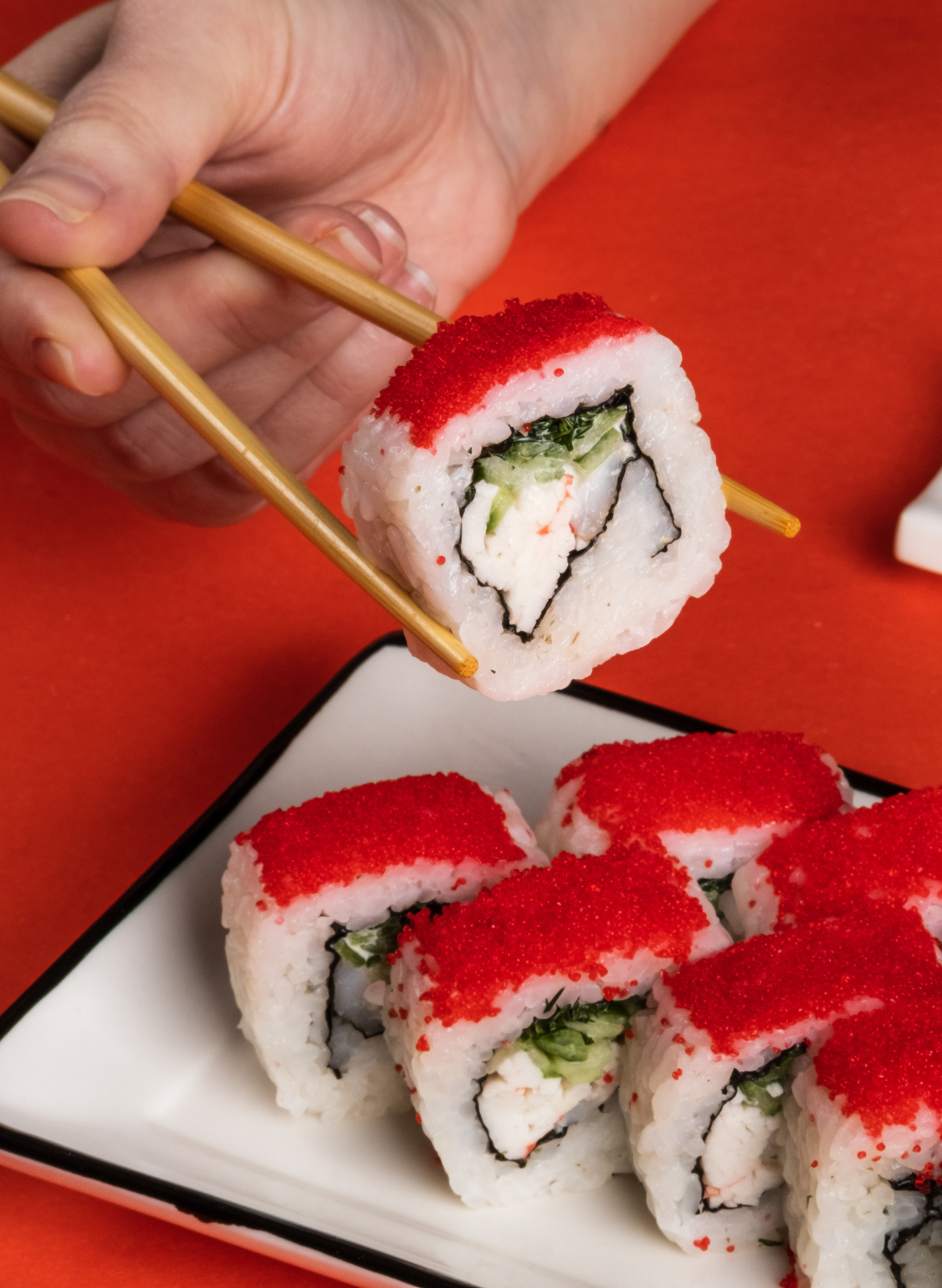 Съемка сети магазинов роллов формата take away «Суши-Маркет». Юлия Падина предметный и фуд-фотограф, Омск