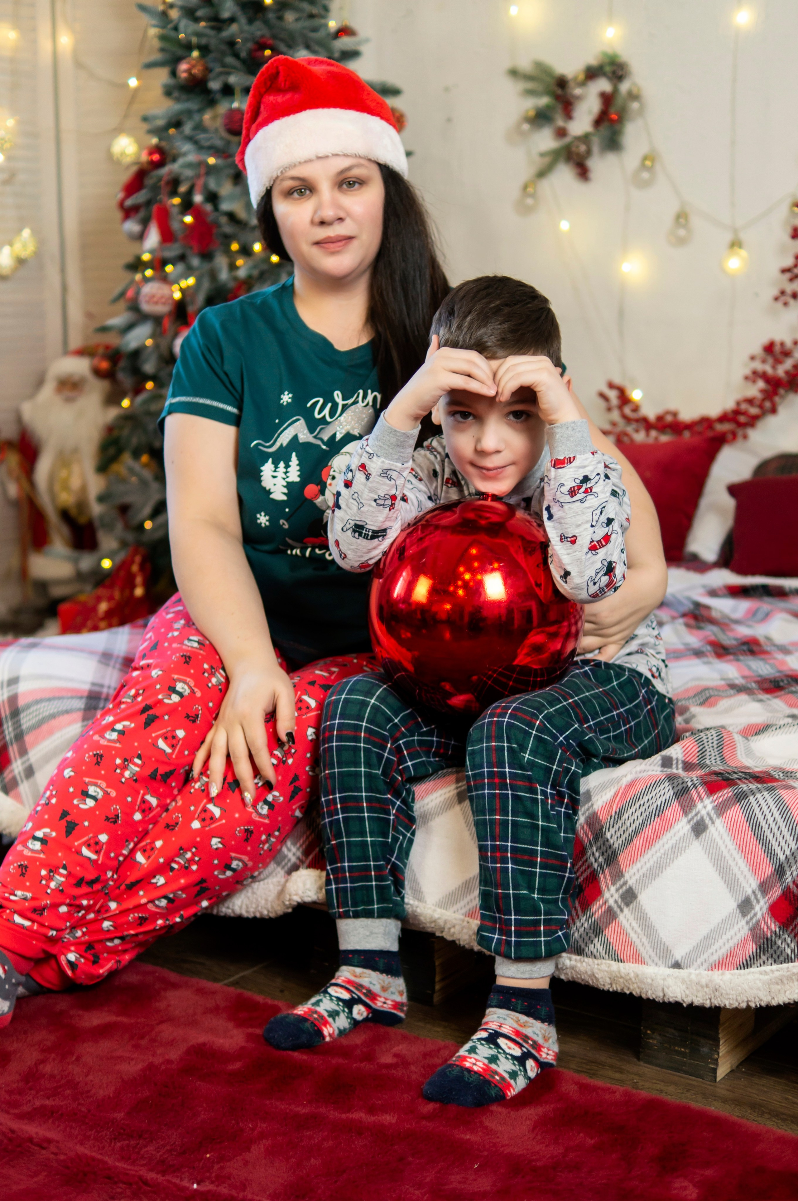 Семейная новогодняя фотосессия. Фотограф в Улан-Удэ. Свадебный фотограф в Улан-Удэ