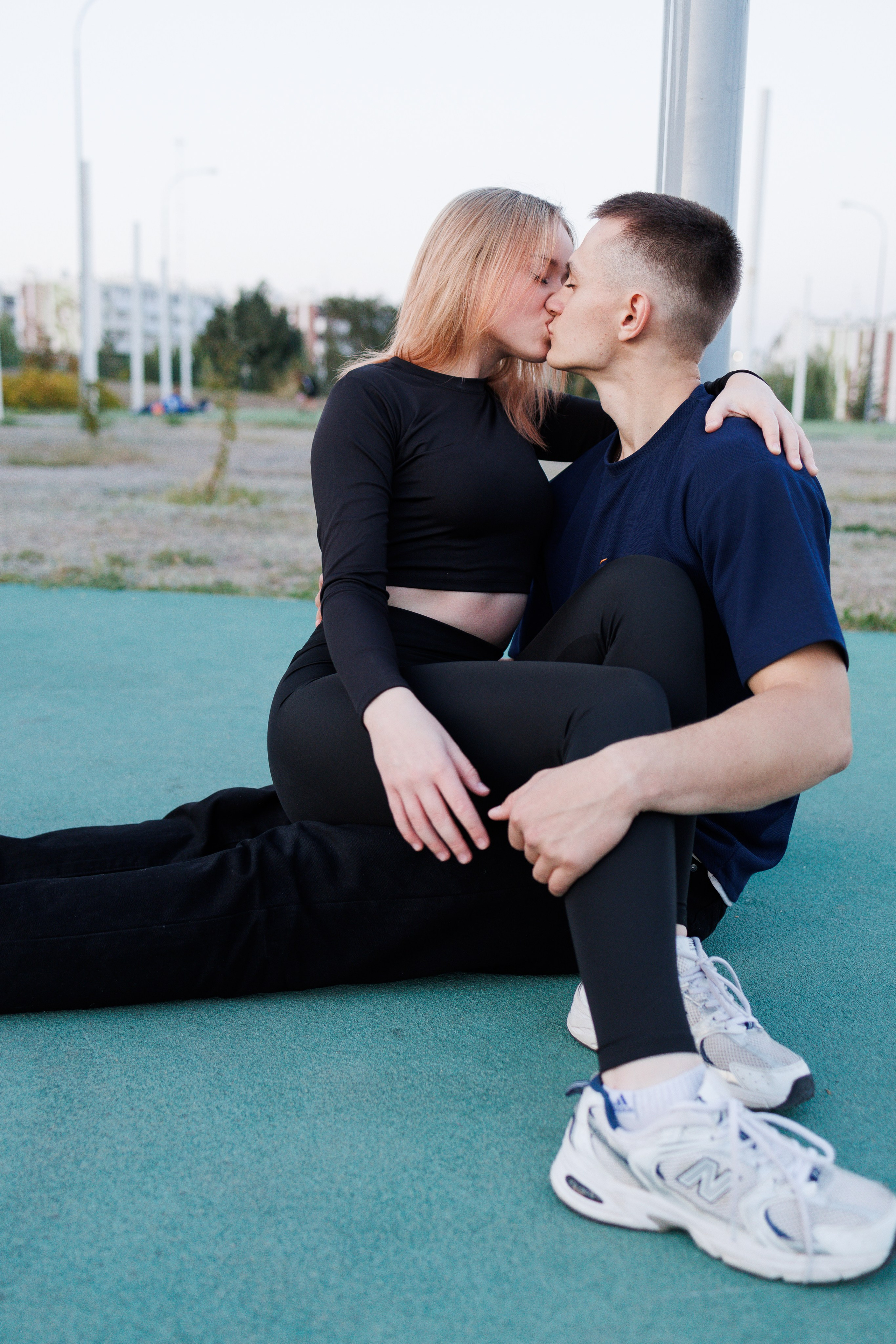 На спорт площадке (Настя+Игорь). Photograph Svetlana Volkova