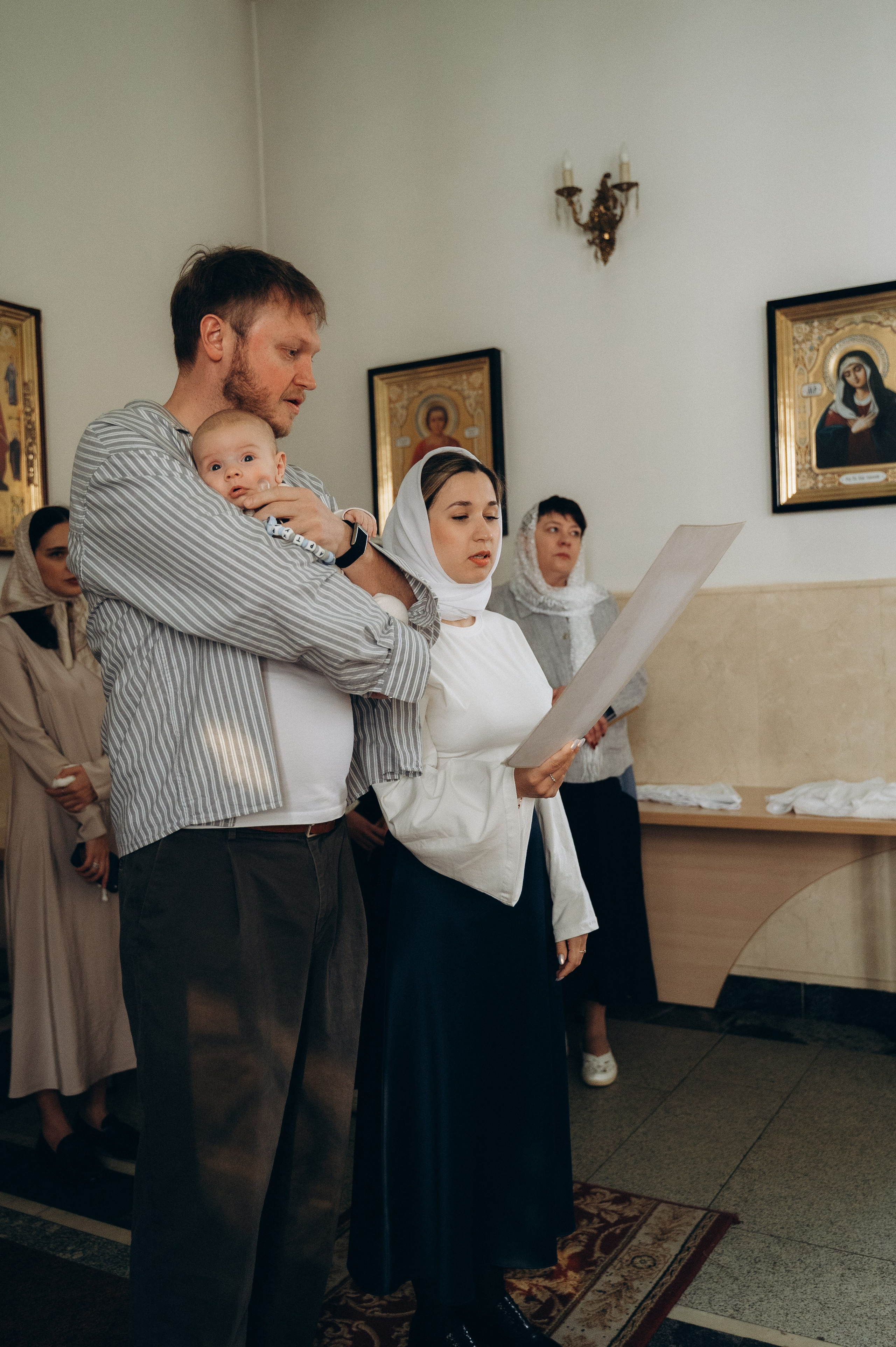 Крещение Артура (Храм Марии Магдалины). Семейный фотограф в Минске Дарья Дреко