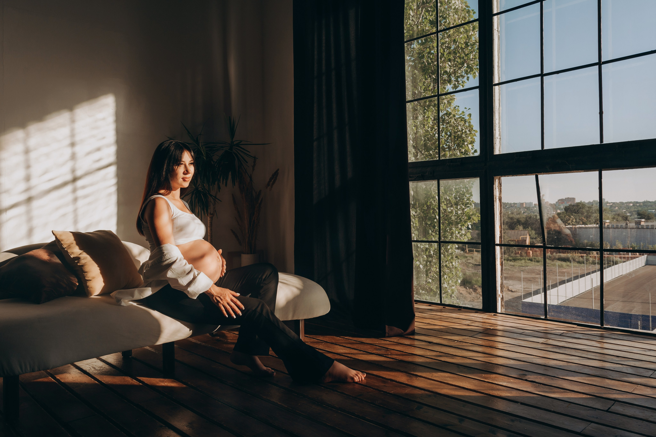 Фотосессия беременности Юля с семьей. Семейный и детский фотограф Кущ Наташа