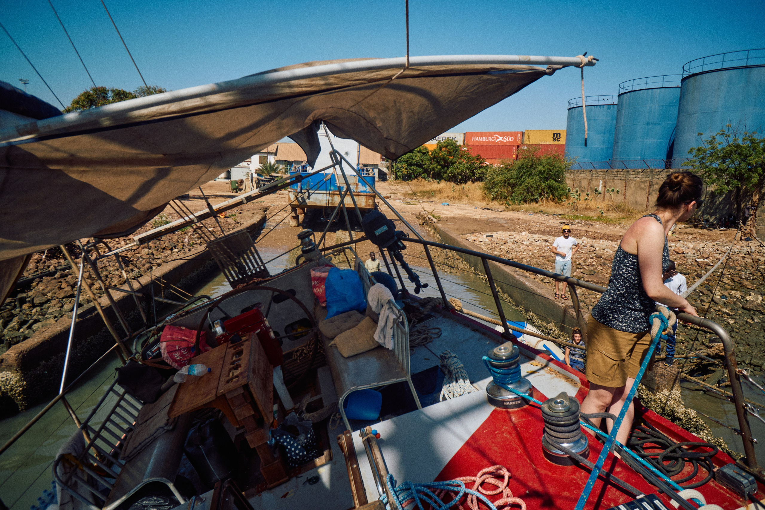Gambia River. See the moment and catche. commercial and reportage