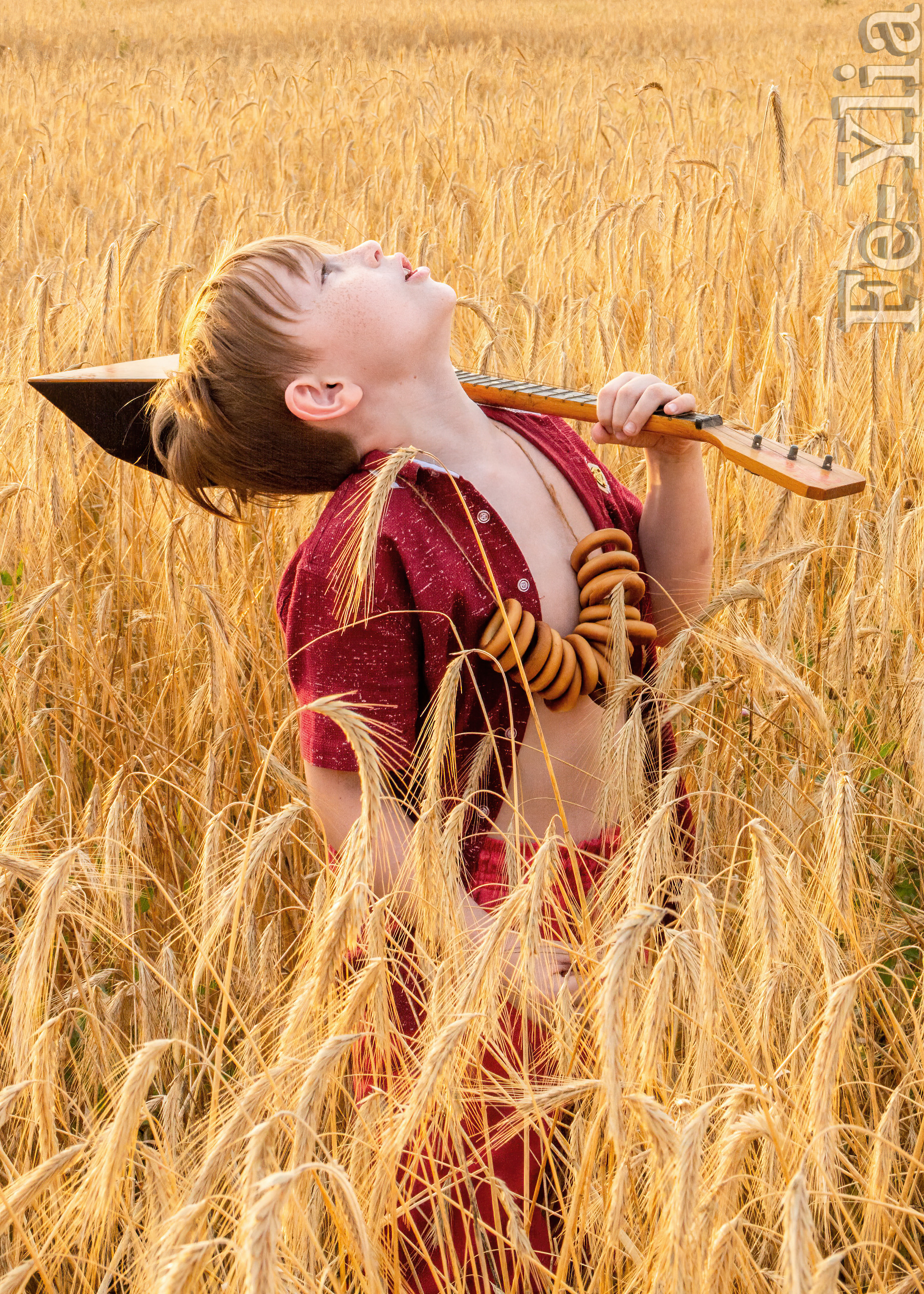 По пшеничному полю. Фотограф в РФ и ЛНР Юлия Федосеева