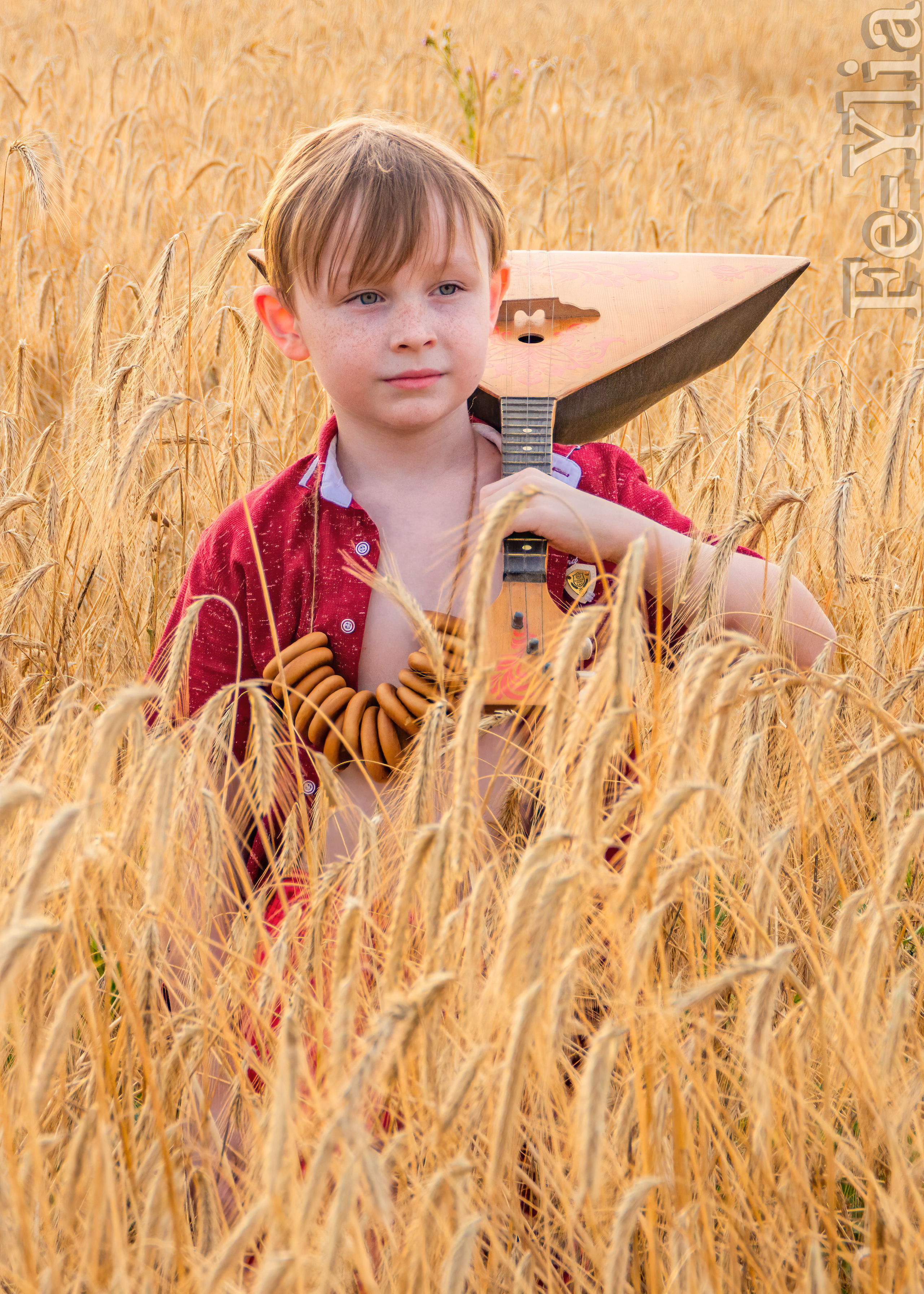 По пшеничному полю. Фотограф в РФ и ЛНР Юлия Федосеева