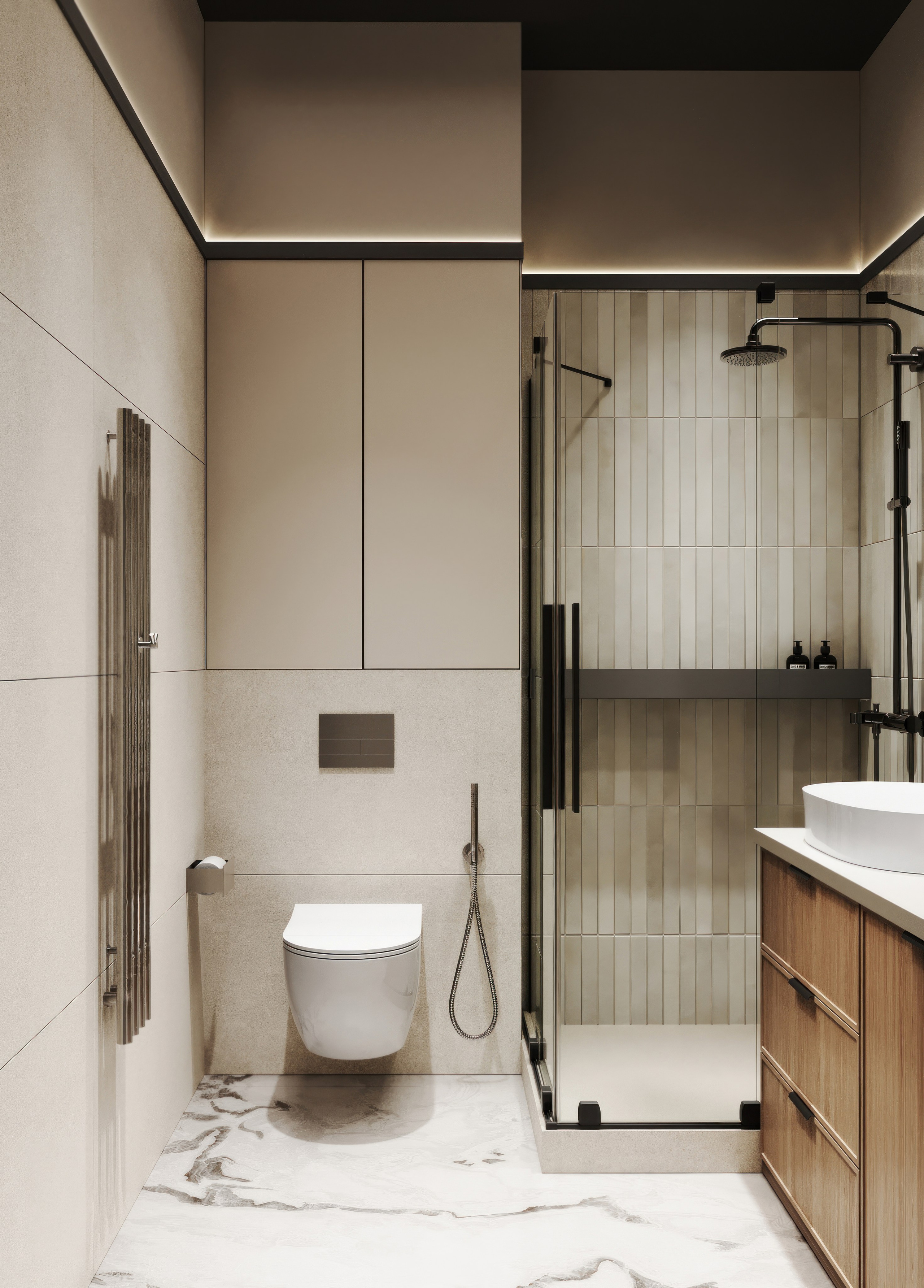 Nevsky apartment. Визуализация интерьера Corsa Render