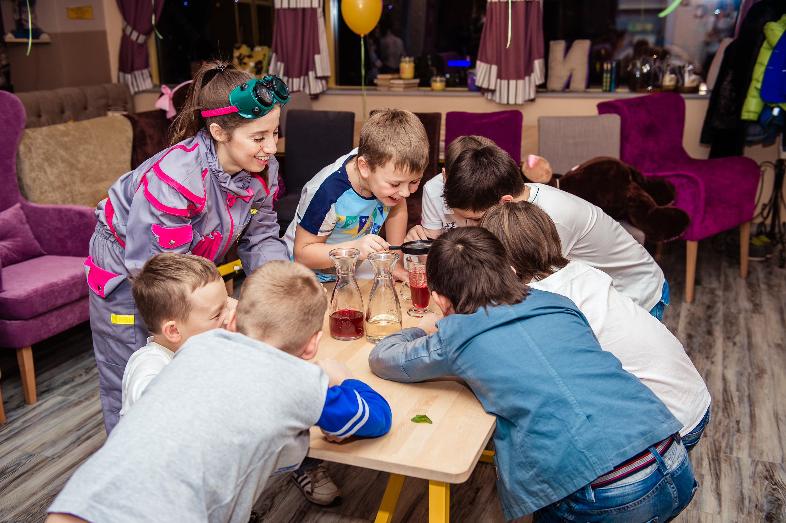 Веселый день рождения. Выпускной школьный альбом в Москве / Школьный фотограф Юлия Михайленко