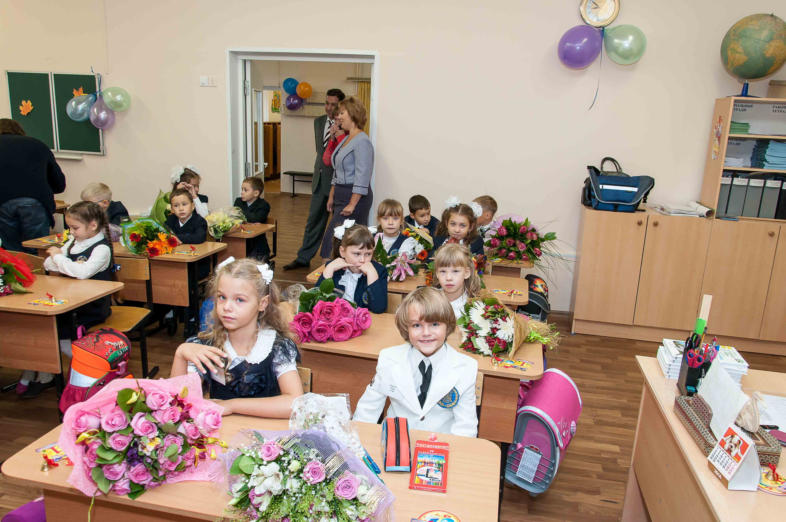 1-е сентября. 1 класс. Выпускной школьный альбом в Москве / Школьный фотограф Юлия Михайленко