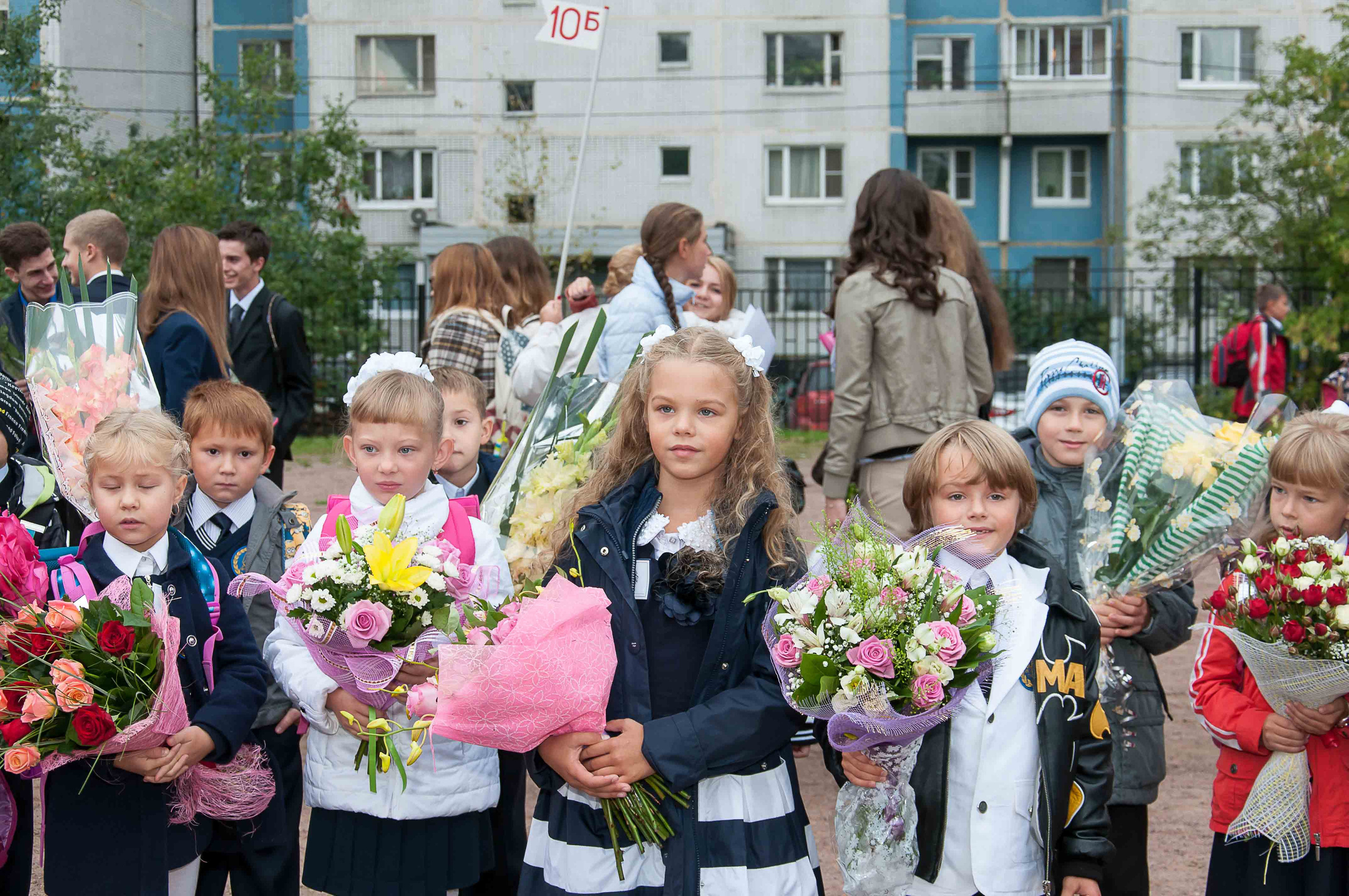 1-е сентября. 1 класс. Выпускной школьный альбом в Москве / Школьный фотограф Юлия Михайленко