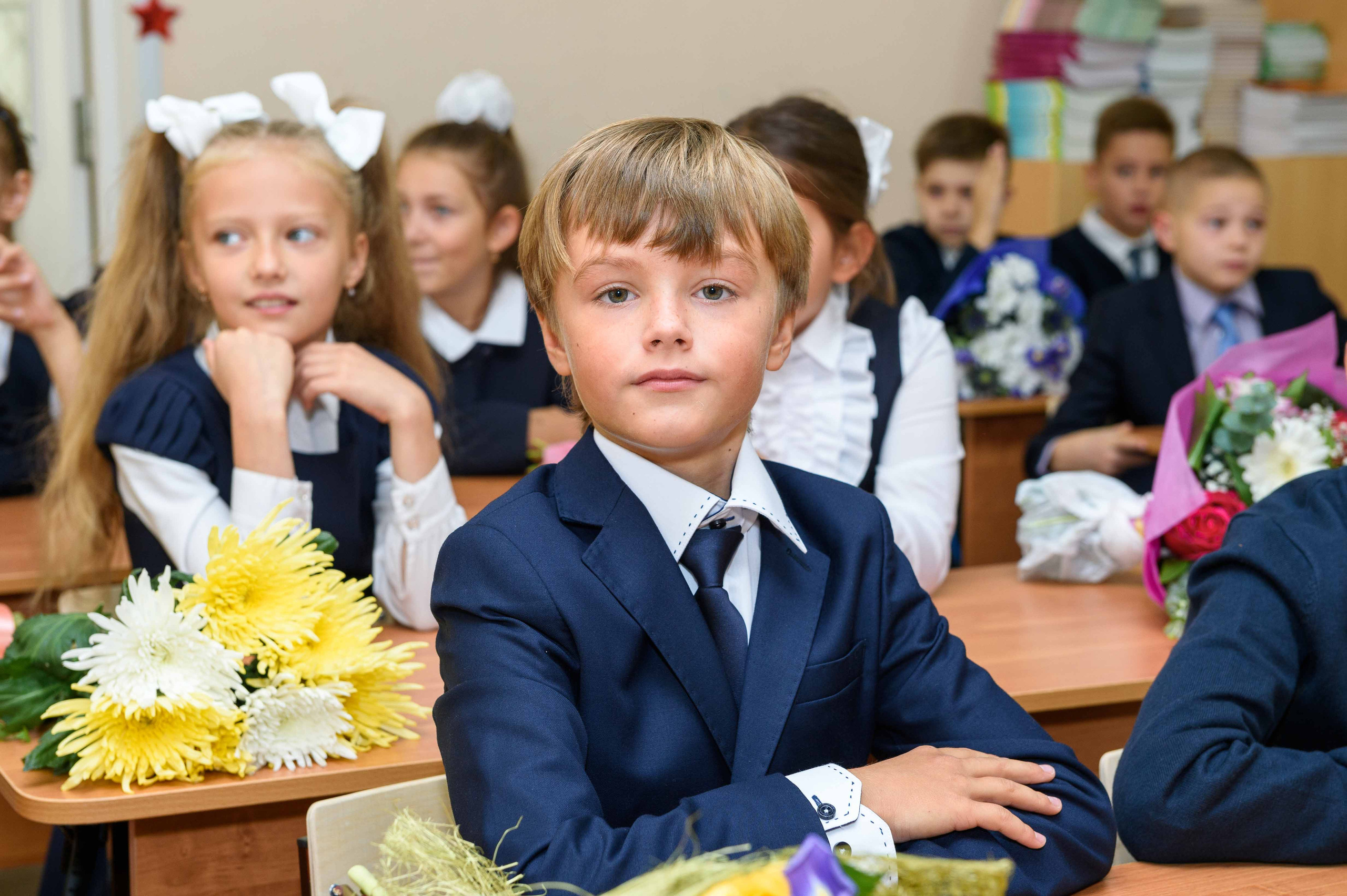 1-е сентября. 3 класс. Выпускной школьный альбом в Москве / Школьный фотограф Юлия Михайленко