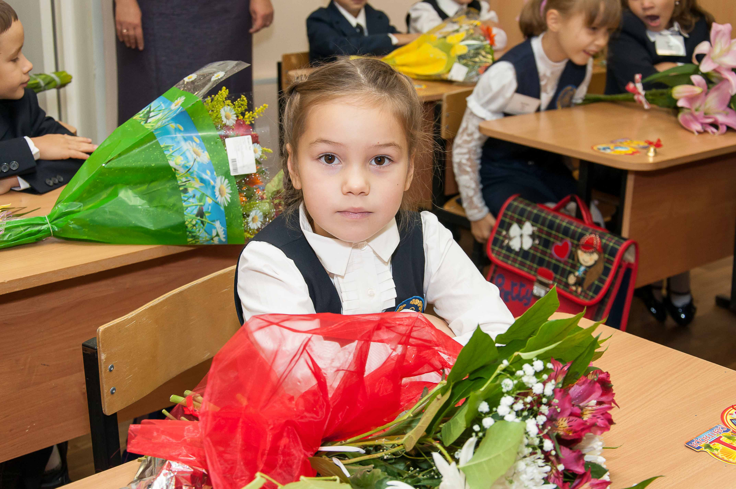 1-е сентября. 1 класс. Выпускной школьный альбом в Москве / Школьный фотограф Юлия Михайленко