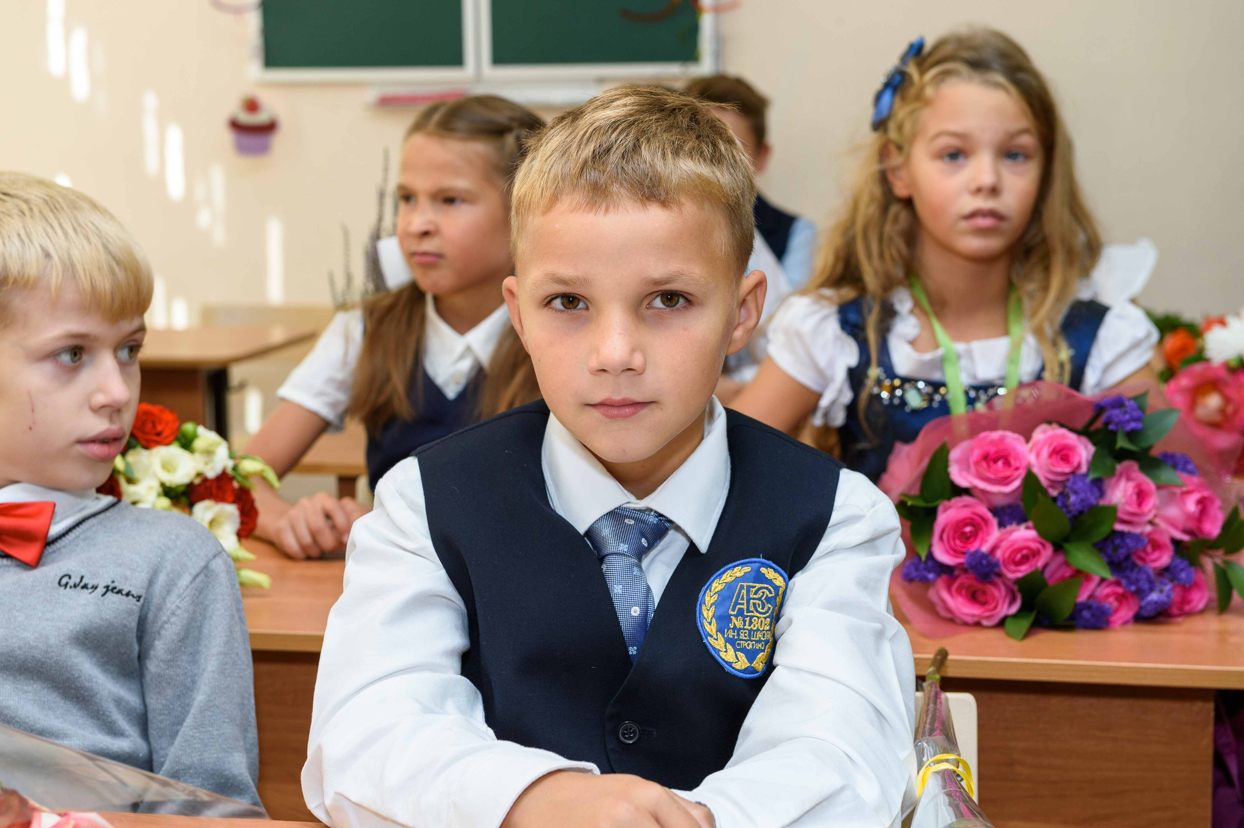 1-е сентября. 3 класс. Выпускной школьный альбом в Москве / Школьный фотограф Юлия Михайленко