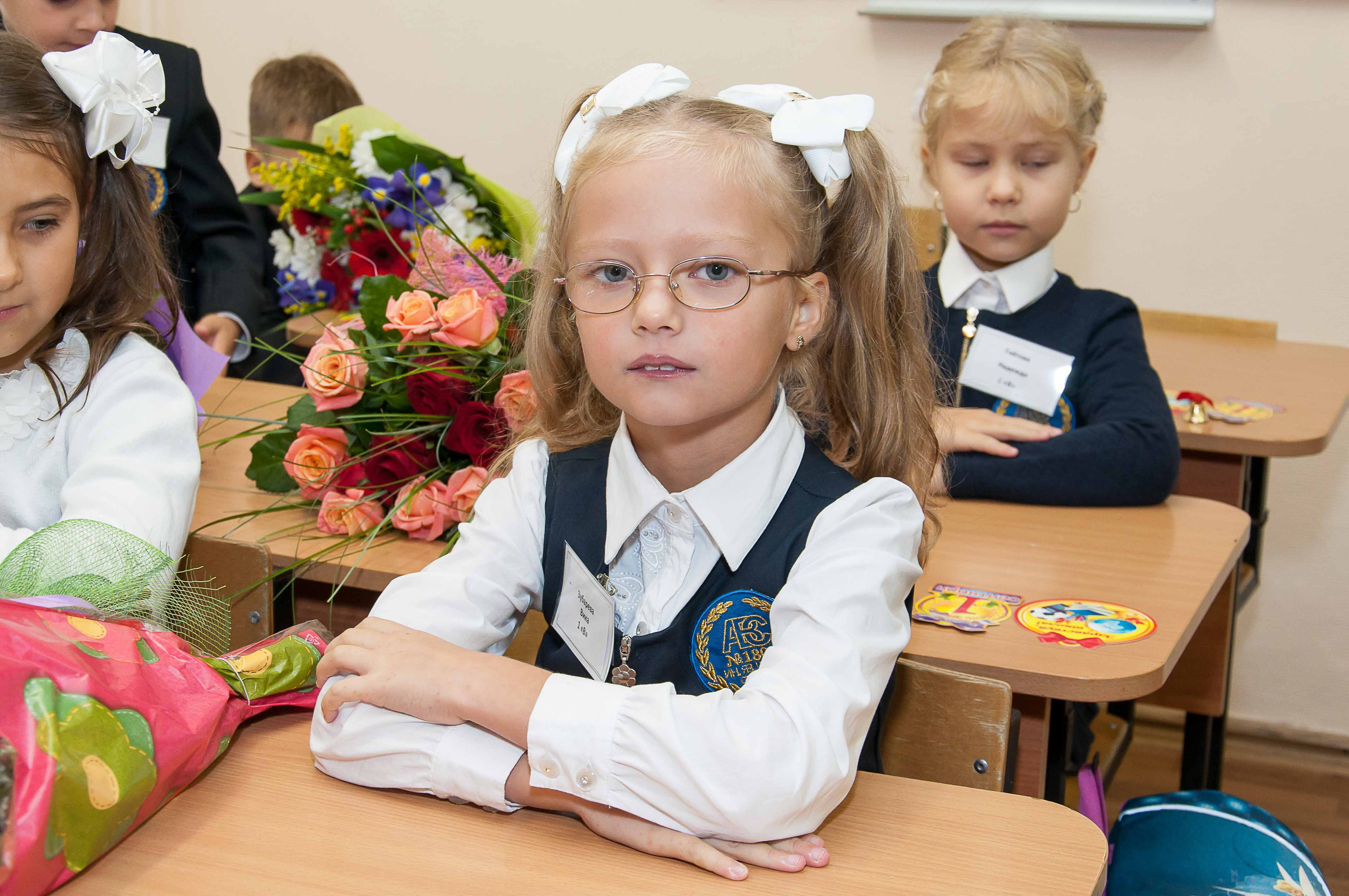 1-е сентября. 1 класс. Выпускной школьный альбом в Москве / Школьный фотограф Юлия Михайленко