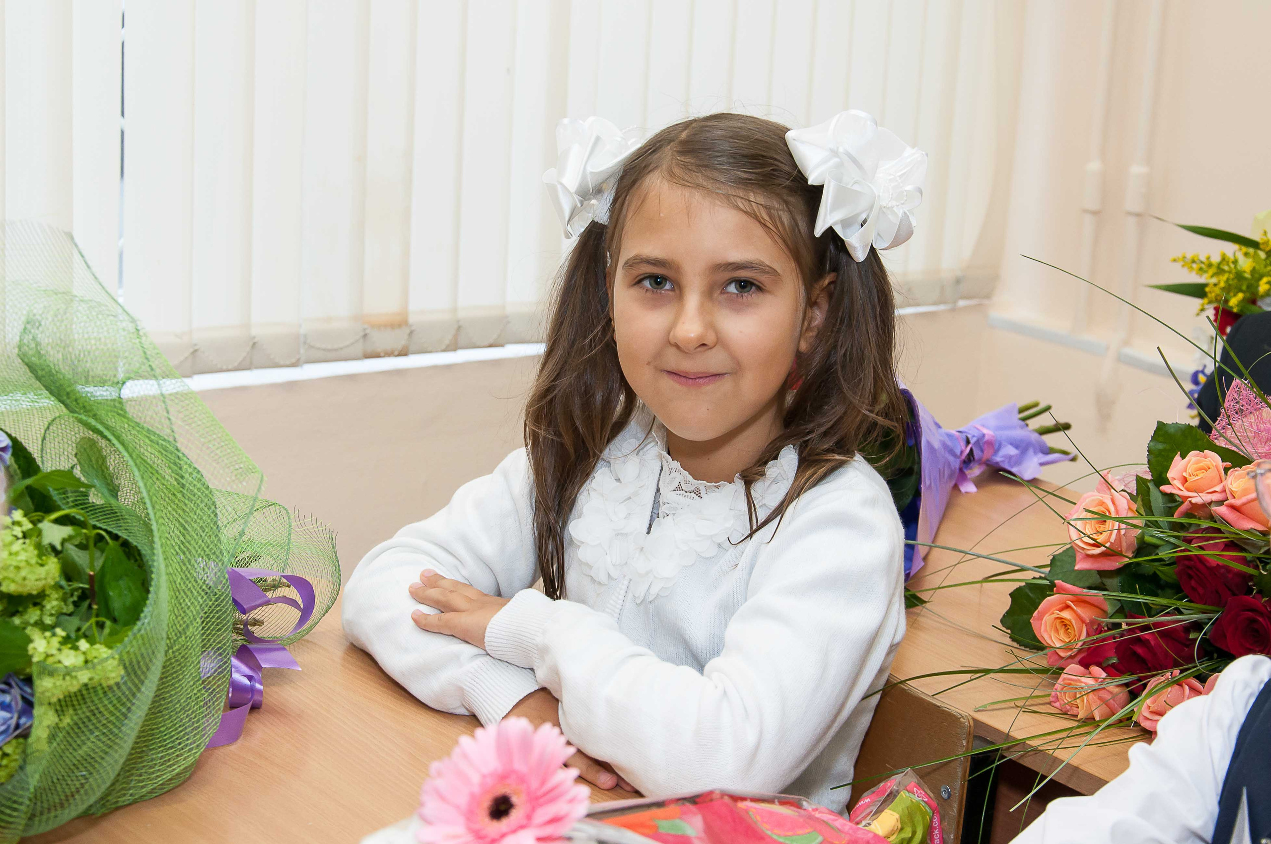 1-е сентября. 1 класс. Выпускной школьный альбом в Москве / Школьный фотограф Юлия Михайленко