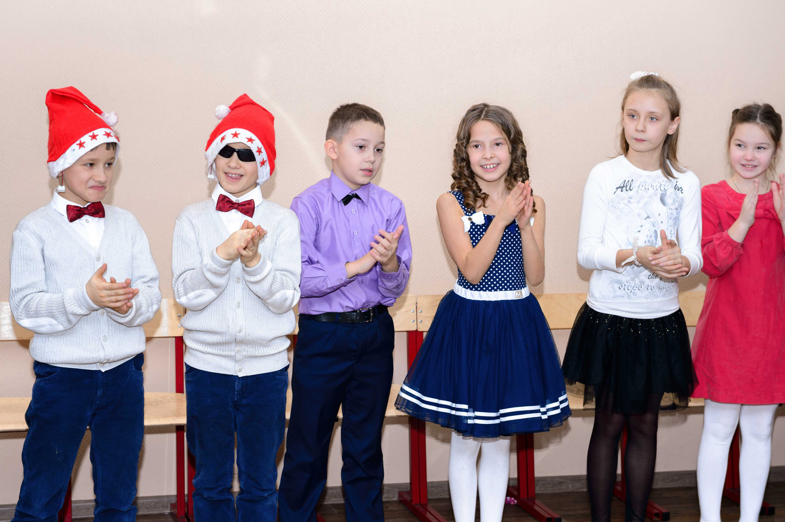 Праздник на новый год. Выпускной школьный альбом в Москве / Школьный фотограф Юлия Михайленко