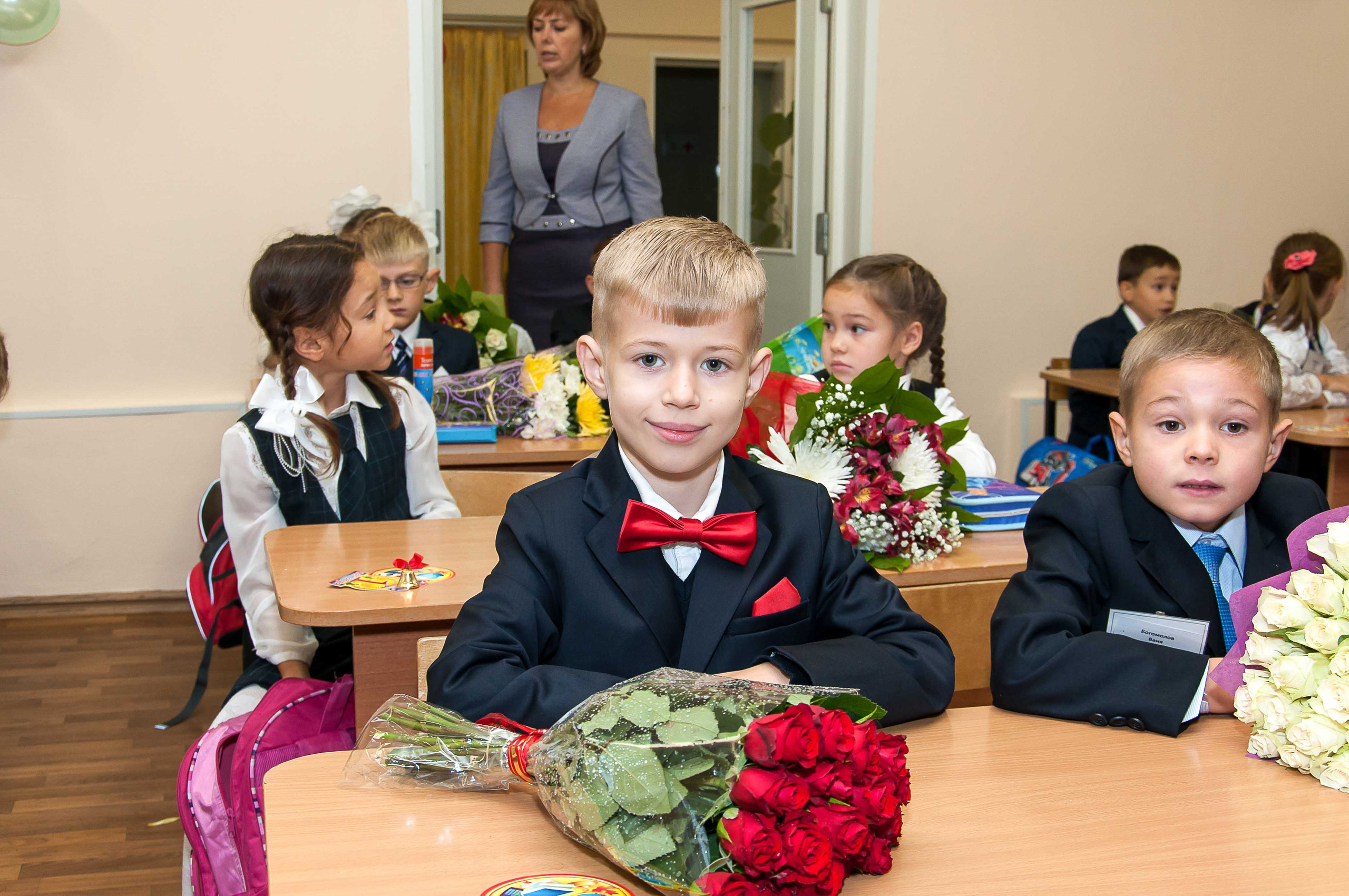 1-е сентября. 1 класс. Выпускной школьный альбом в Москве / Школьный фотограф Юлия Михайленко