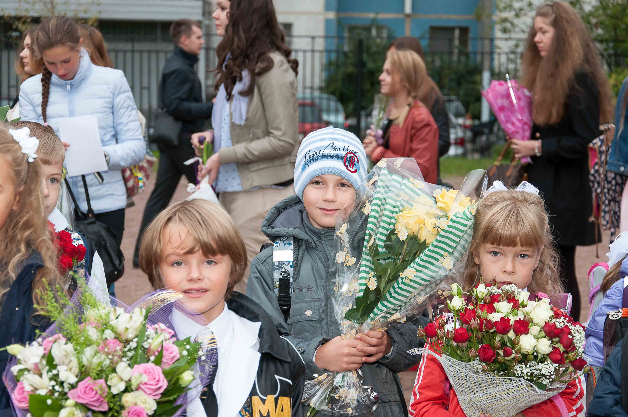 1-е сентября. 1 класс. Выпускной школьный альбом в Москве / Школьный фотограф Юлия Михайленко