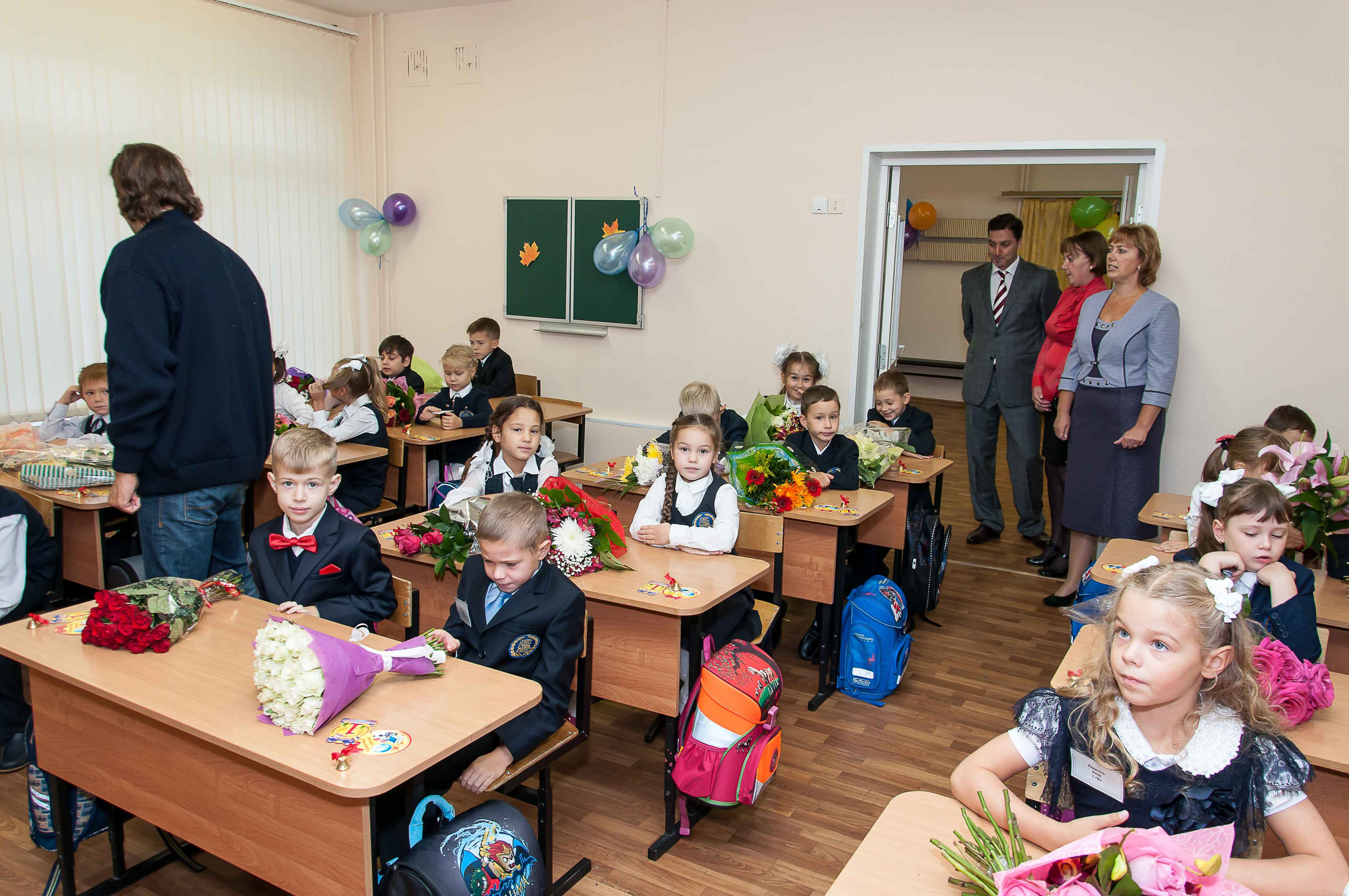 1-е сентября. 1 класс. Выпускной школьный альбом в Москве / Школьный фотограф Юлия Михайленко