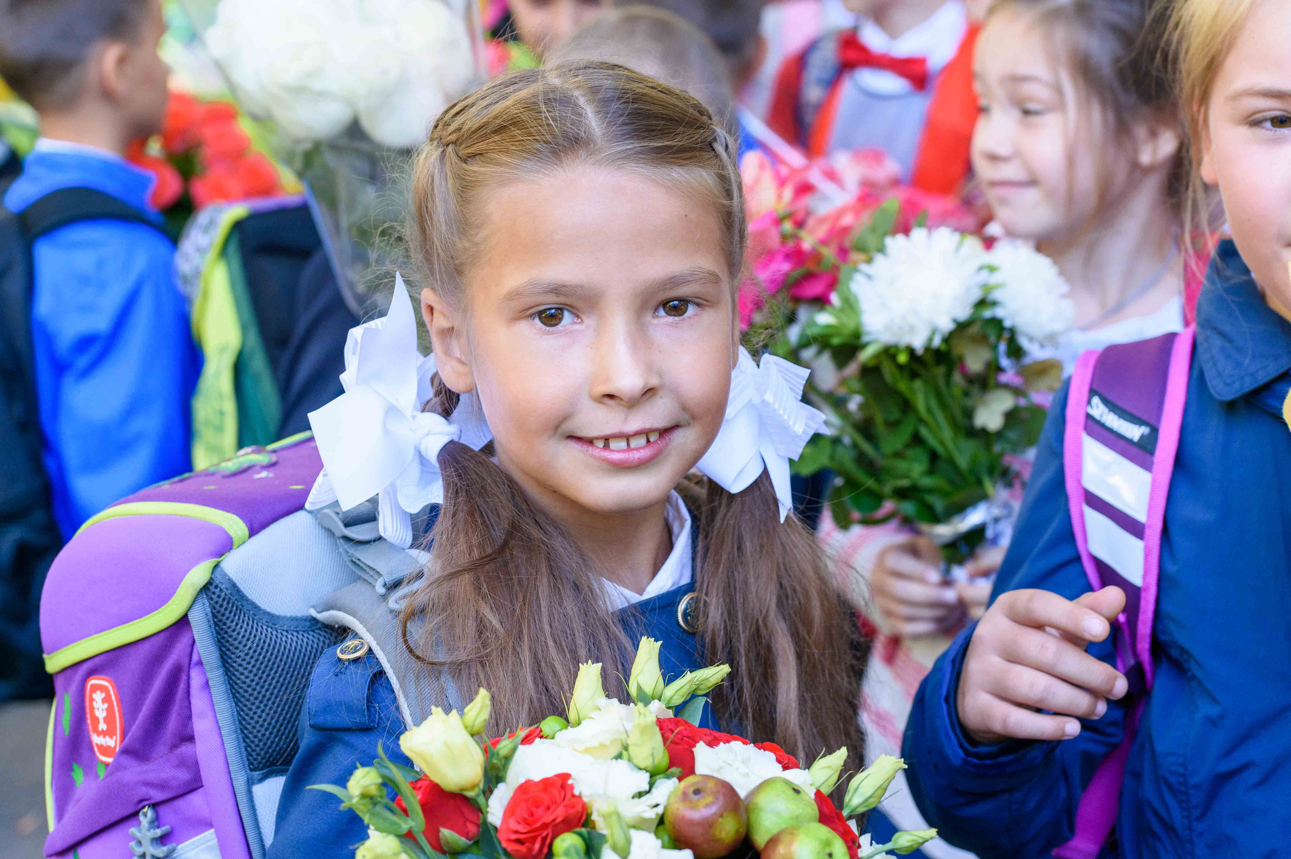 1-е сентября. 3 класс. Выпускной школьный альбом в Москве / Школьный фотограф Юлия Михайленко