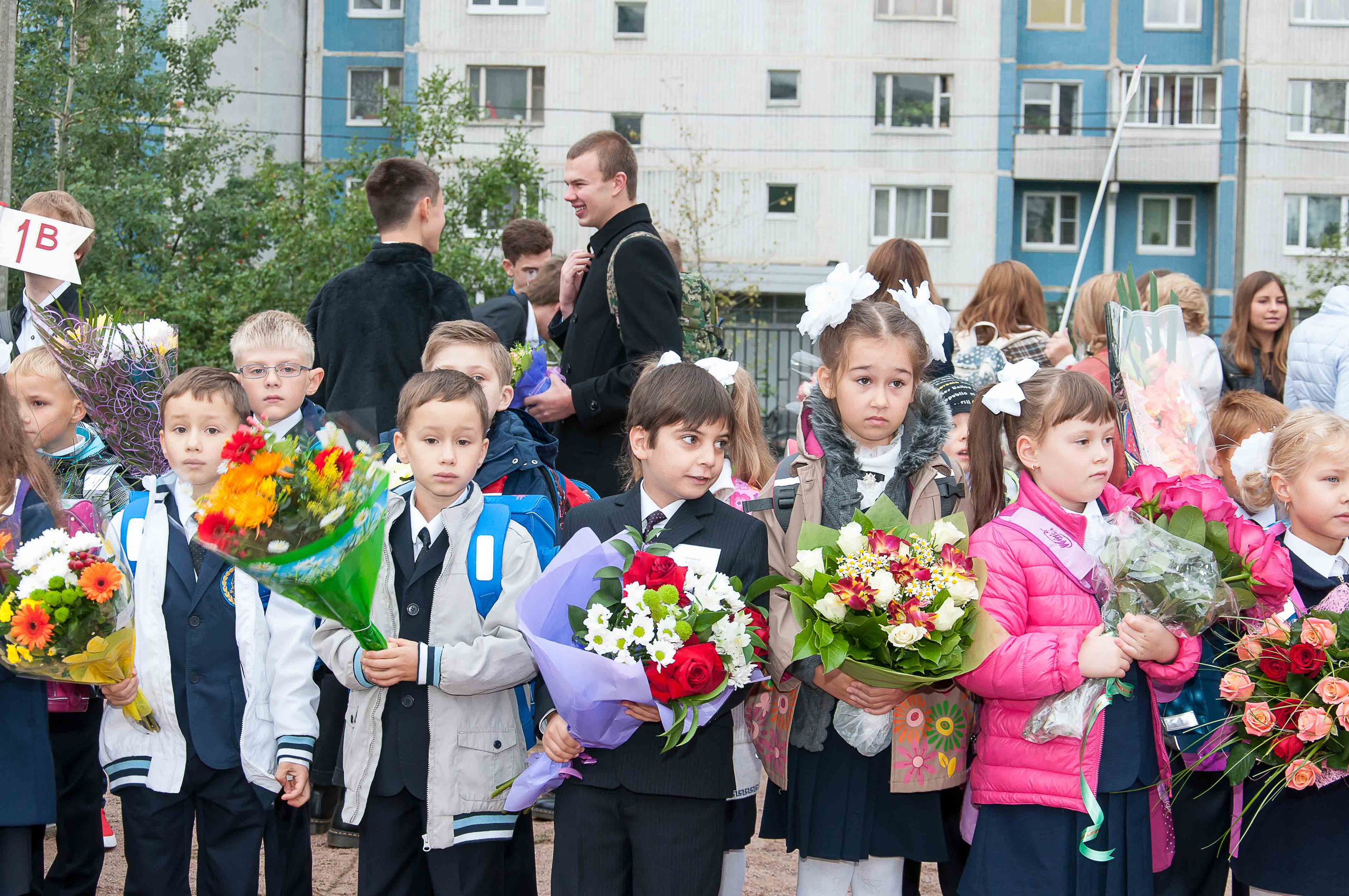 1-е сентября. 1 класс. Выпускной школьный альбом в Москве / Школьный фотограф Юлия Михайленко