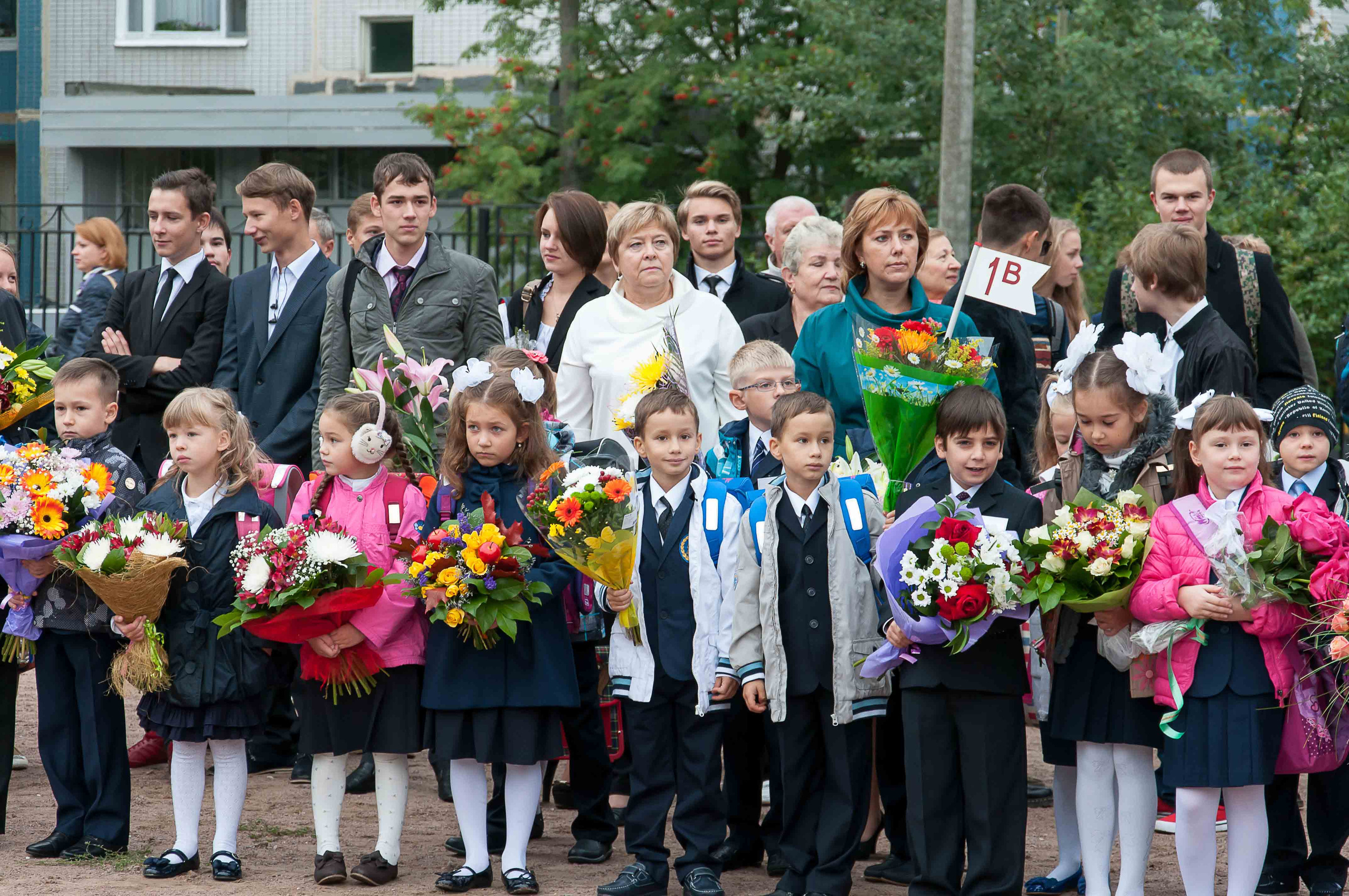 1-е сентября. 1 класс. Выпускной школьный альбом в Москве / Школьный фотограф Юлия Михайленко