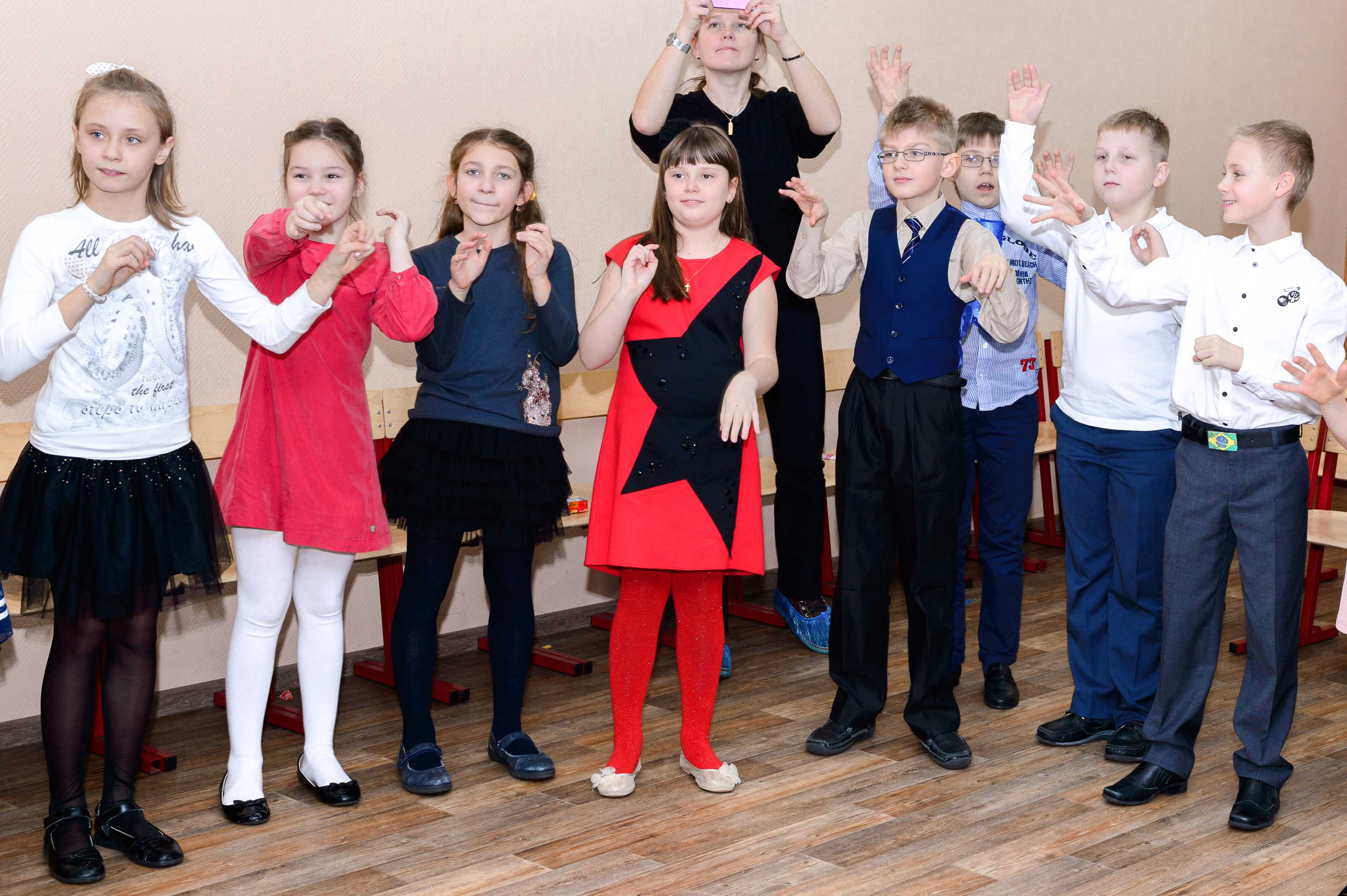 Праздник на новый год. Выпускной школьный альбом в Москве / Школьный фотограф Юлия Михайленко