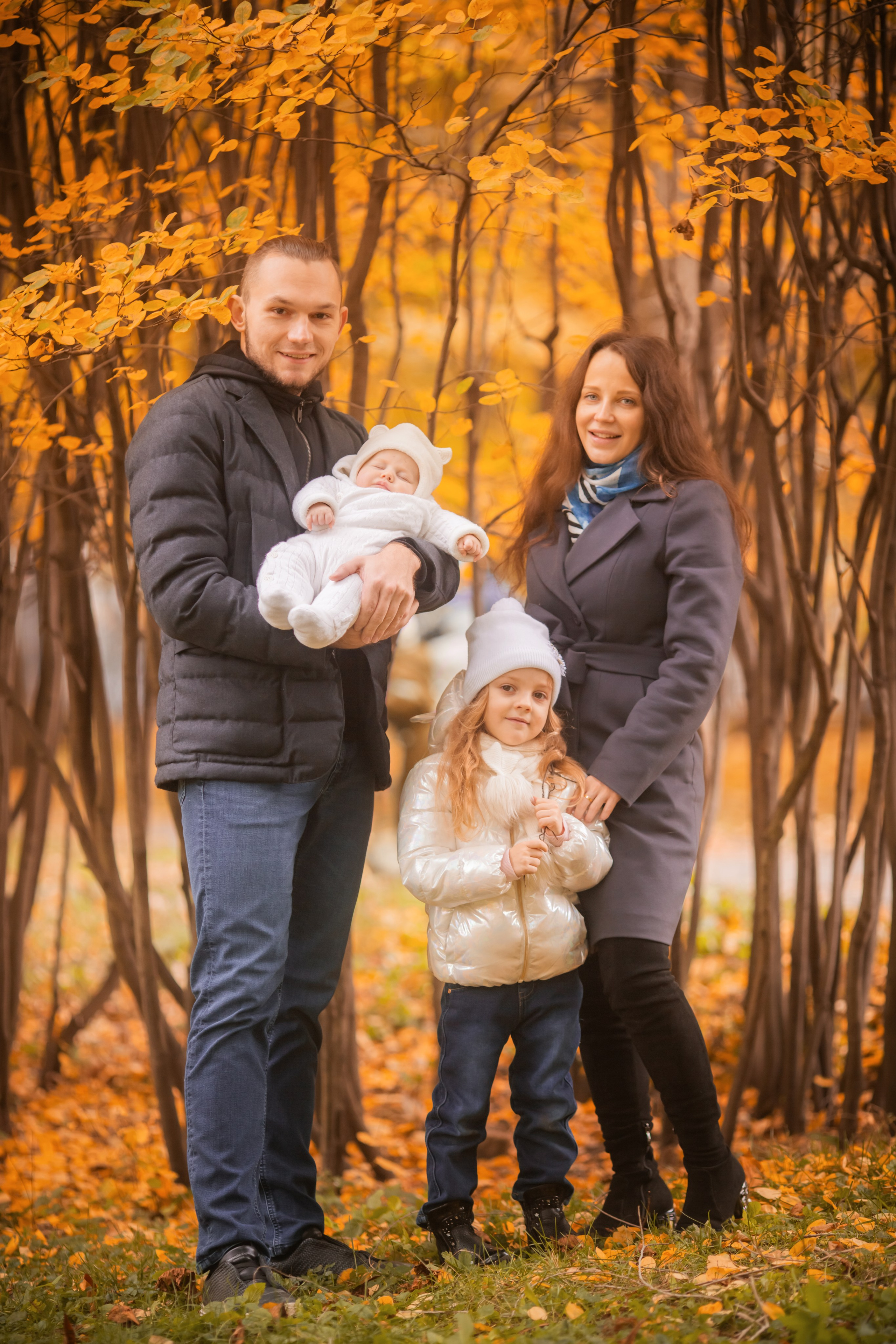 Осенняя семейная фотосессия. צלם ואמן ילדים ומשפחה
