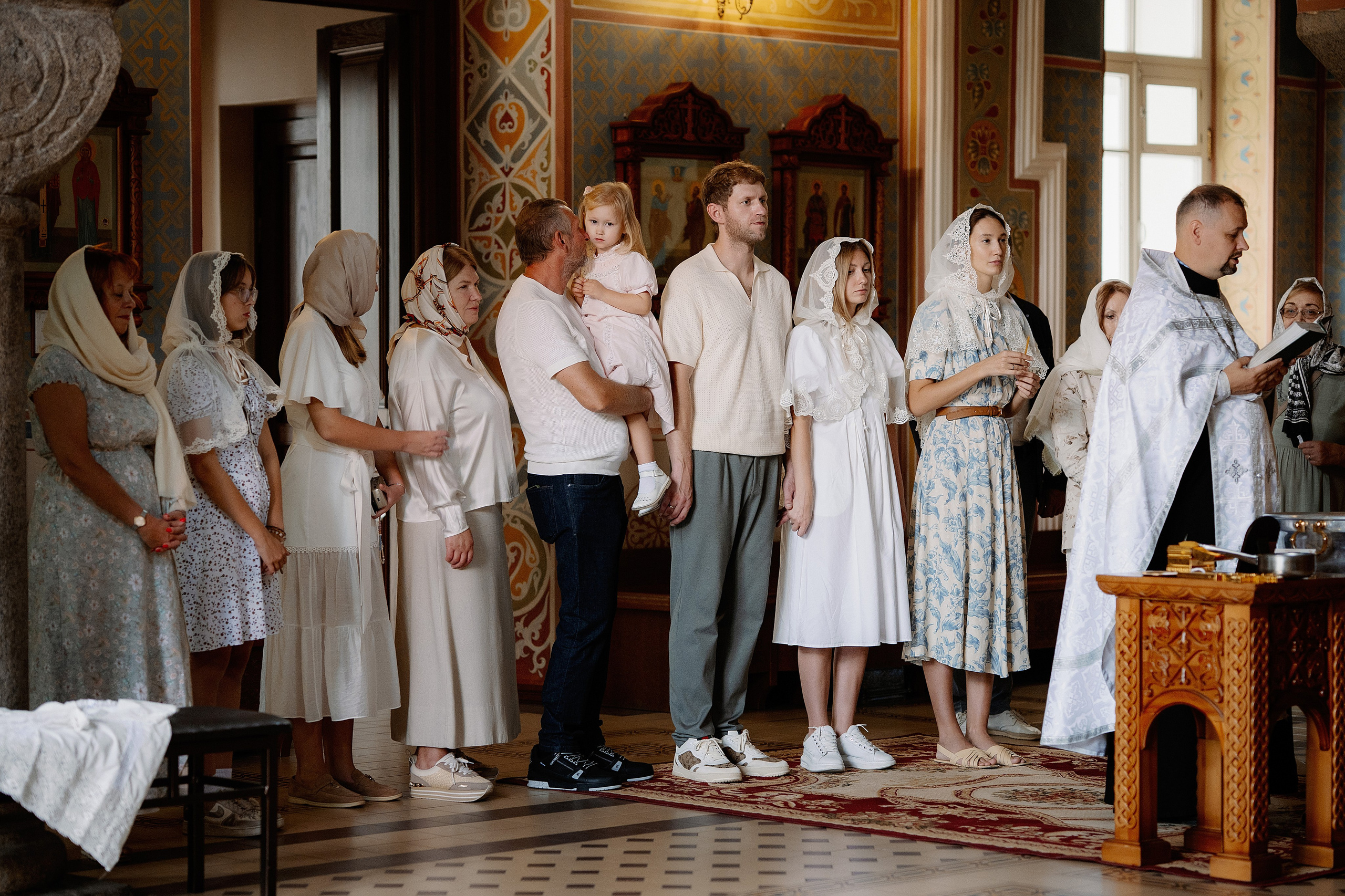 Крещение Эммы. Фотограф на Крещение и Венчание в Красноярске Рамазанова Юлия
