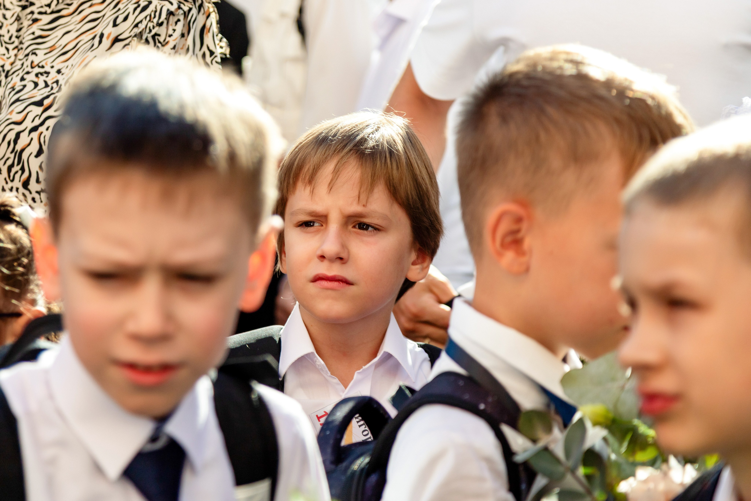ПЕРВОЕ СЕНТЯБРЯ — линейка. Фотограф Алина Лебедь
