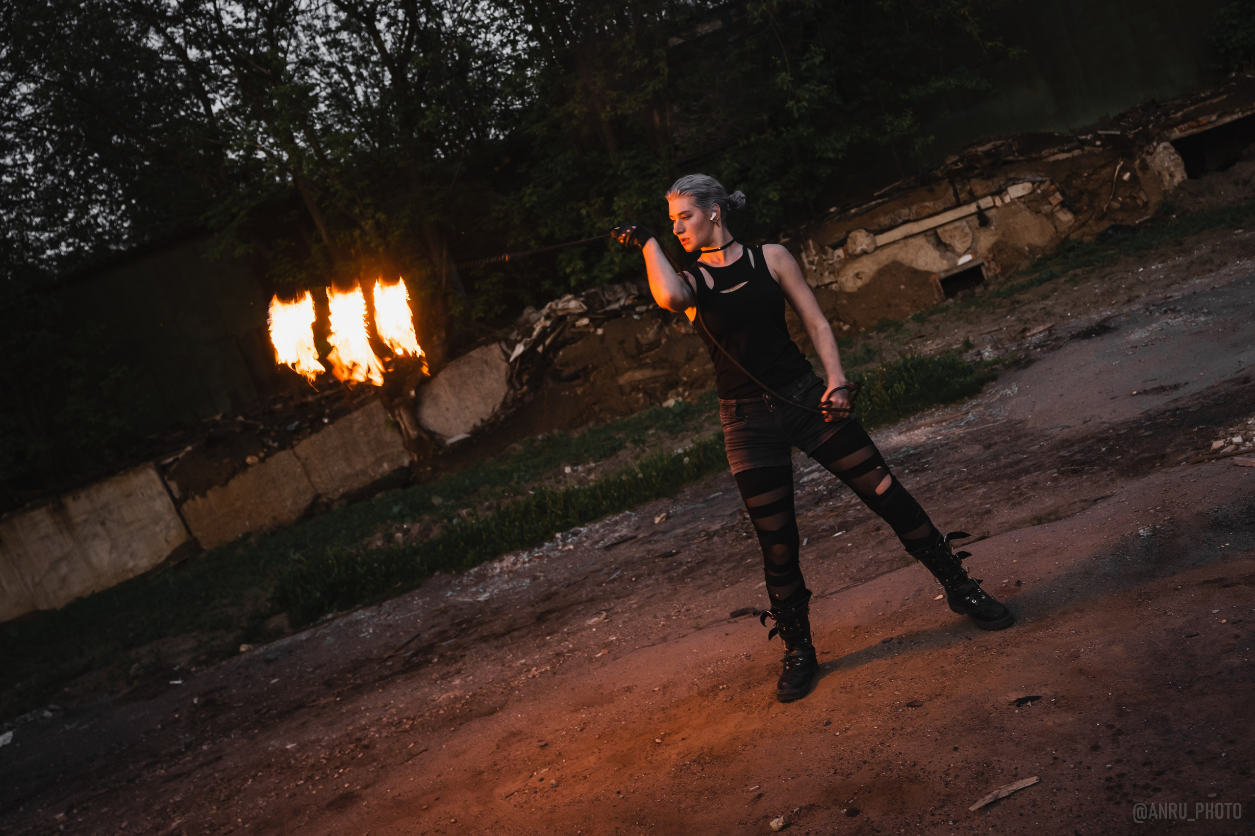 Огненная тренировка. Репортажный фотограф Анастасия Рубцова