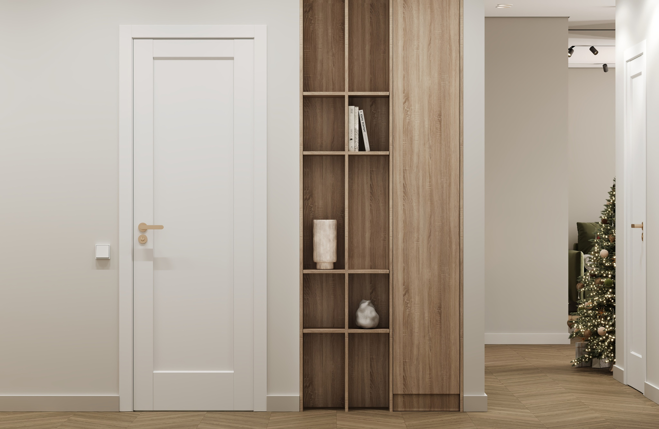 Визуализация квартиры ЖК Дзен-кварталы 70.2 m². Заказать 3d визуализацию интерьеров — Дарья Веденёва