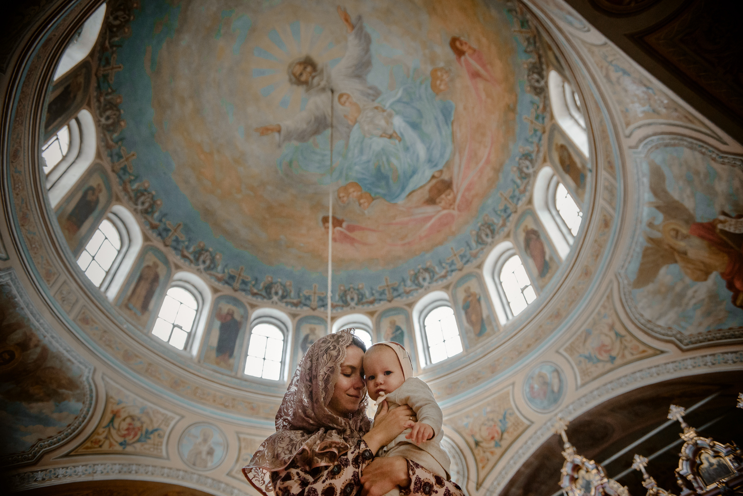 Таинство Крещения. Семейный фотограф в г.Москве Катя Норм