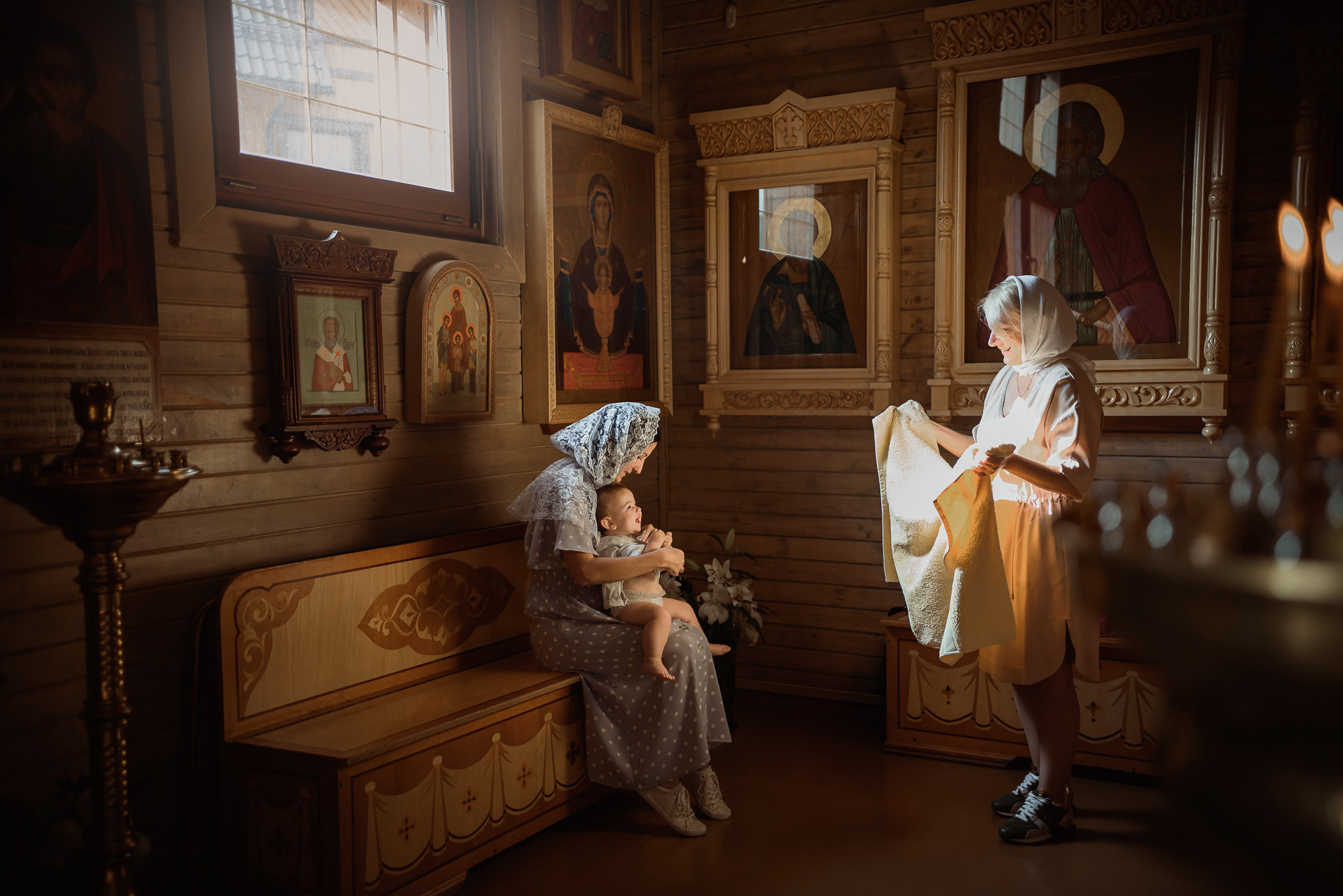 Таинство Крещения. Семейный фотограф в г.Москве Катя Норм