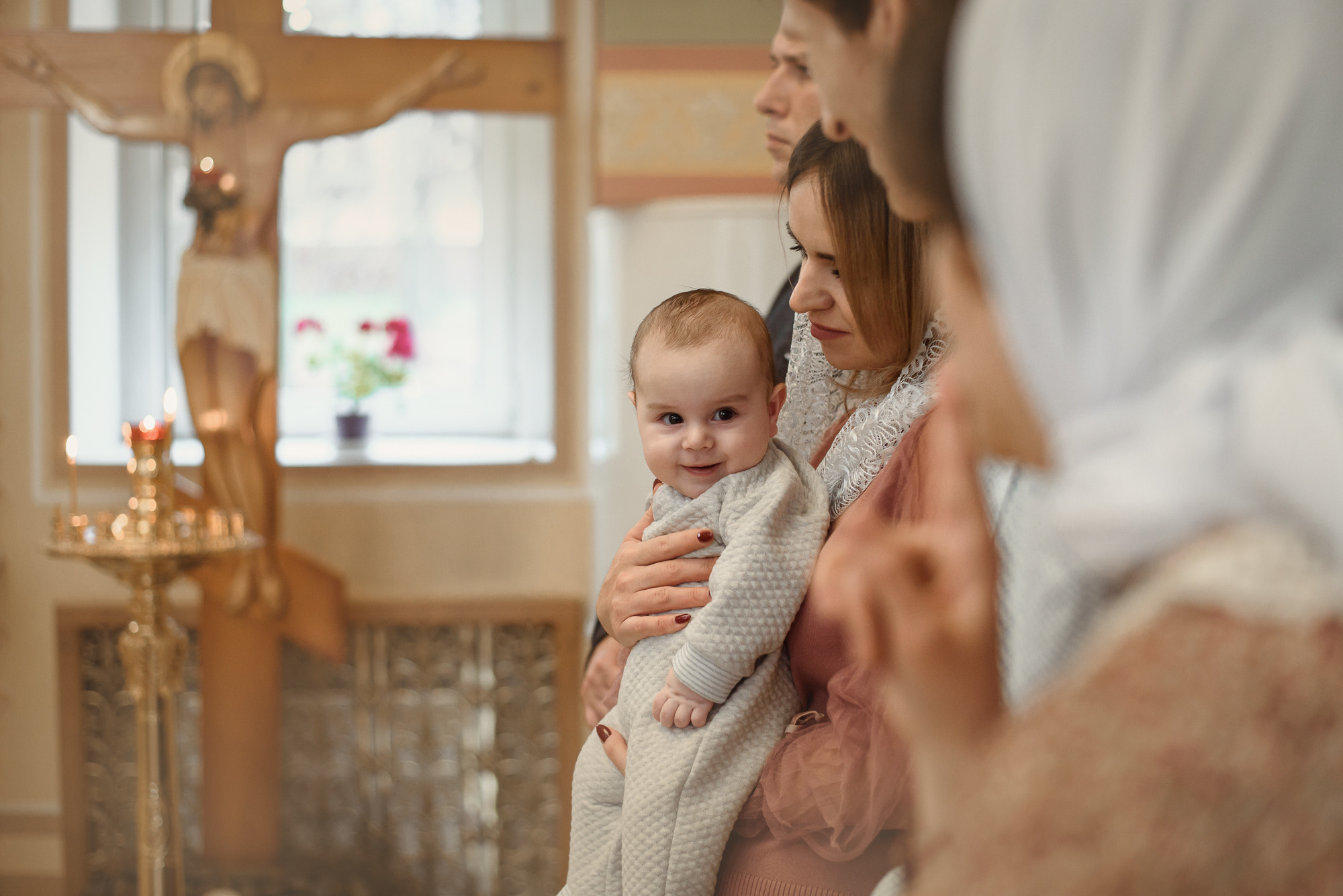 Таинство Крещения. Семейный фотограф в г.Москве Катя Норм
