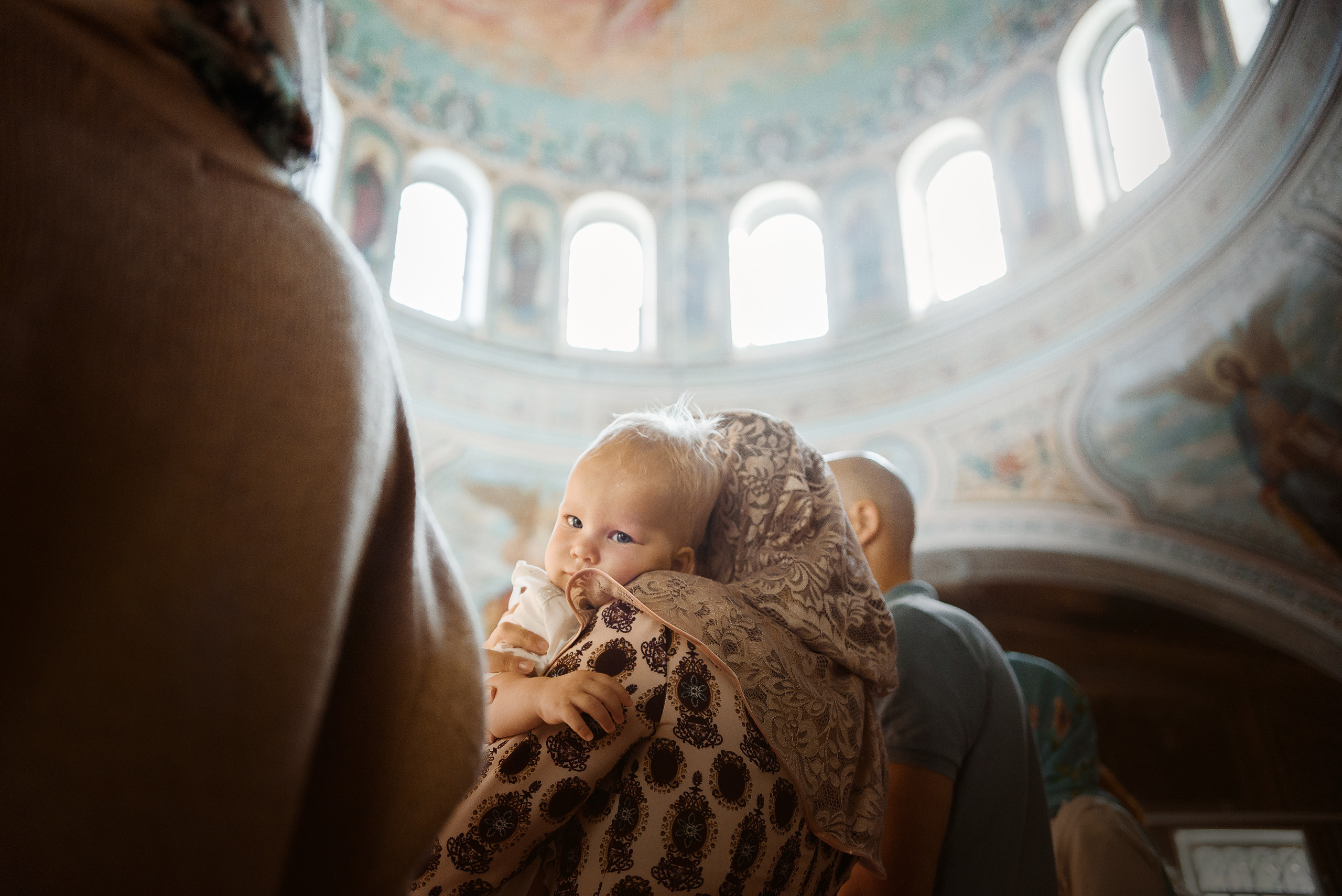 Таинство Крещения. Семейный фотограф в г.Москве Катя Норм
