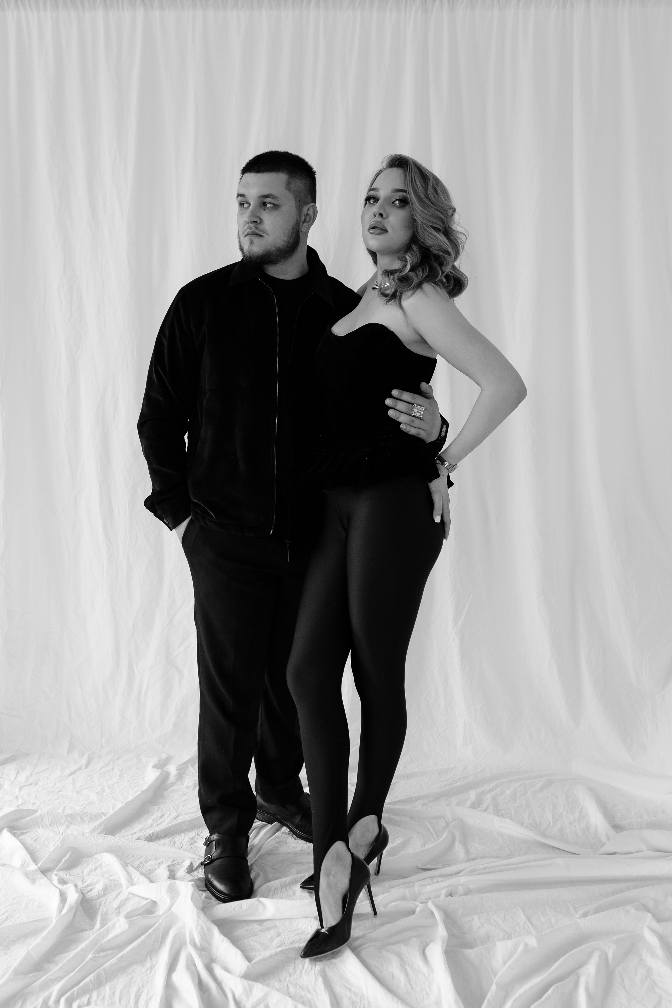 Семейная съёмка в студии. Фотограф Трифон Мира